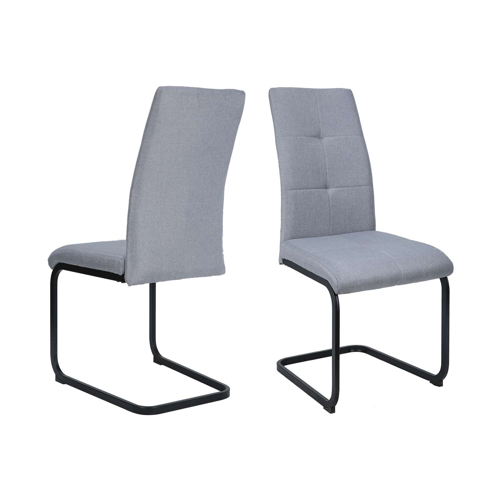 OTTO home Esszimmerstuhl »Calgoty« () 2 Stk.Freischwinger, gepolsterte Rückenlehne und Sitzfläche, Sitzhöhe 48 cm