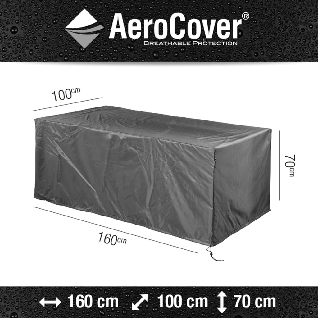 Aerocovers Gartenmöbel-Schutzhülle »Tischhülle 160x100xH70«