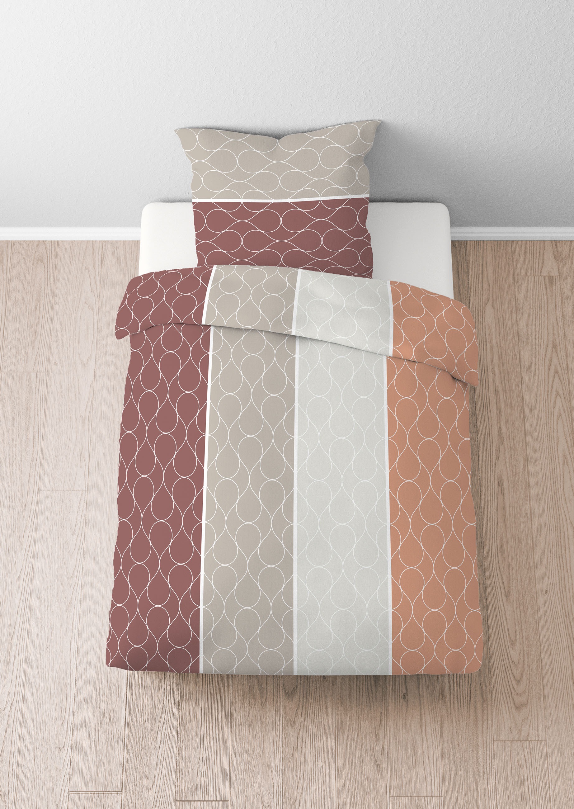 Castell - Markenbettwäsche Bettwäsche »0351108« 2 Stk. tlg. Poly-Cotton, wo günstig online kaufen