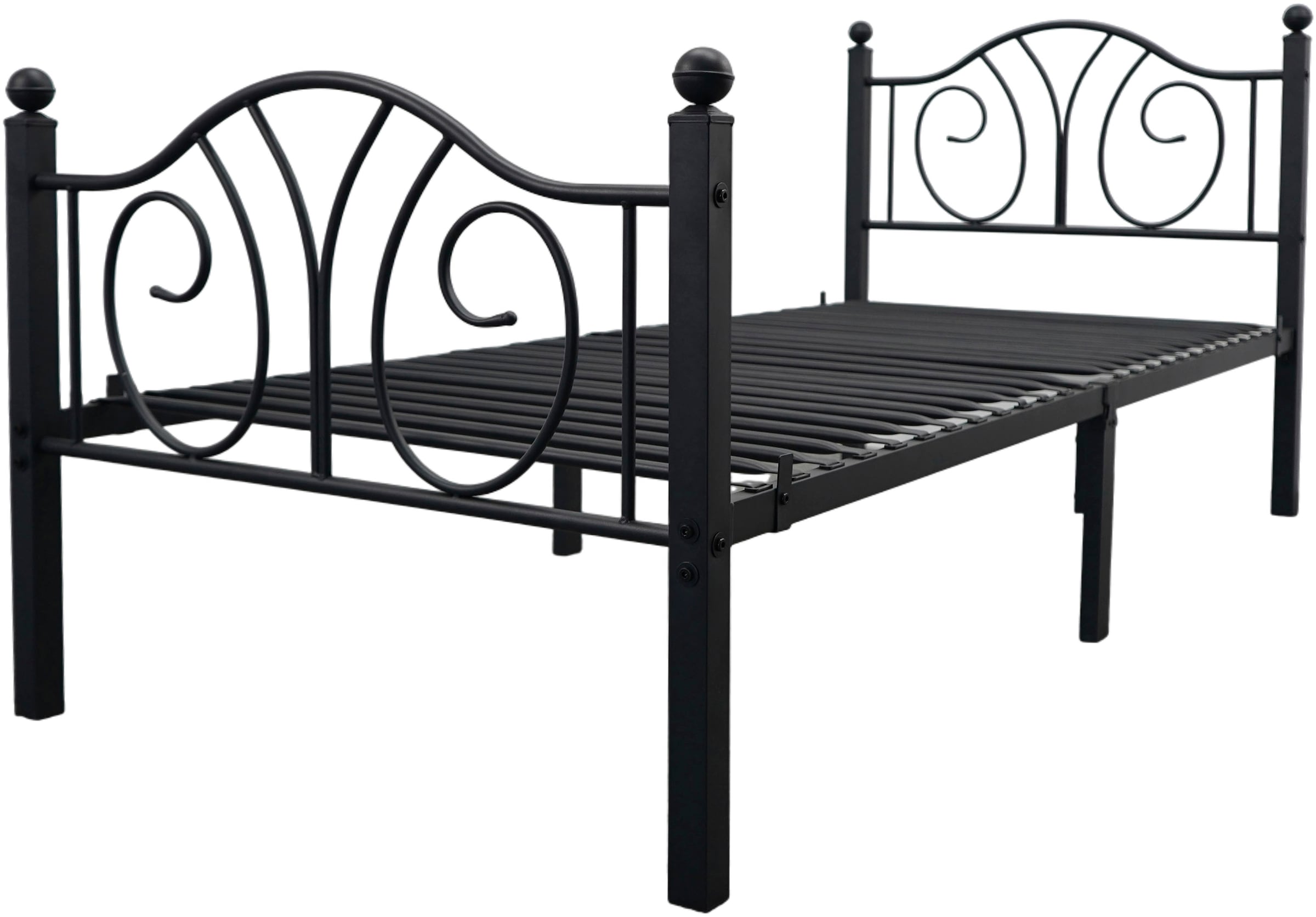 OTTO home Metallbett »Amrum Landhausbett Bett Märchenbett Prinzessinbett« Träume wie im Märchen: Dein romantisches Metallbett in 2 Breiten