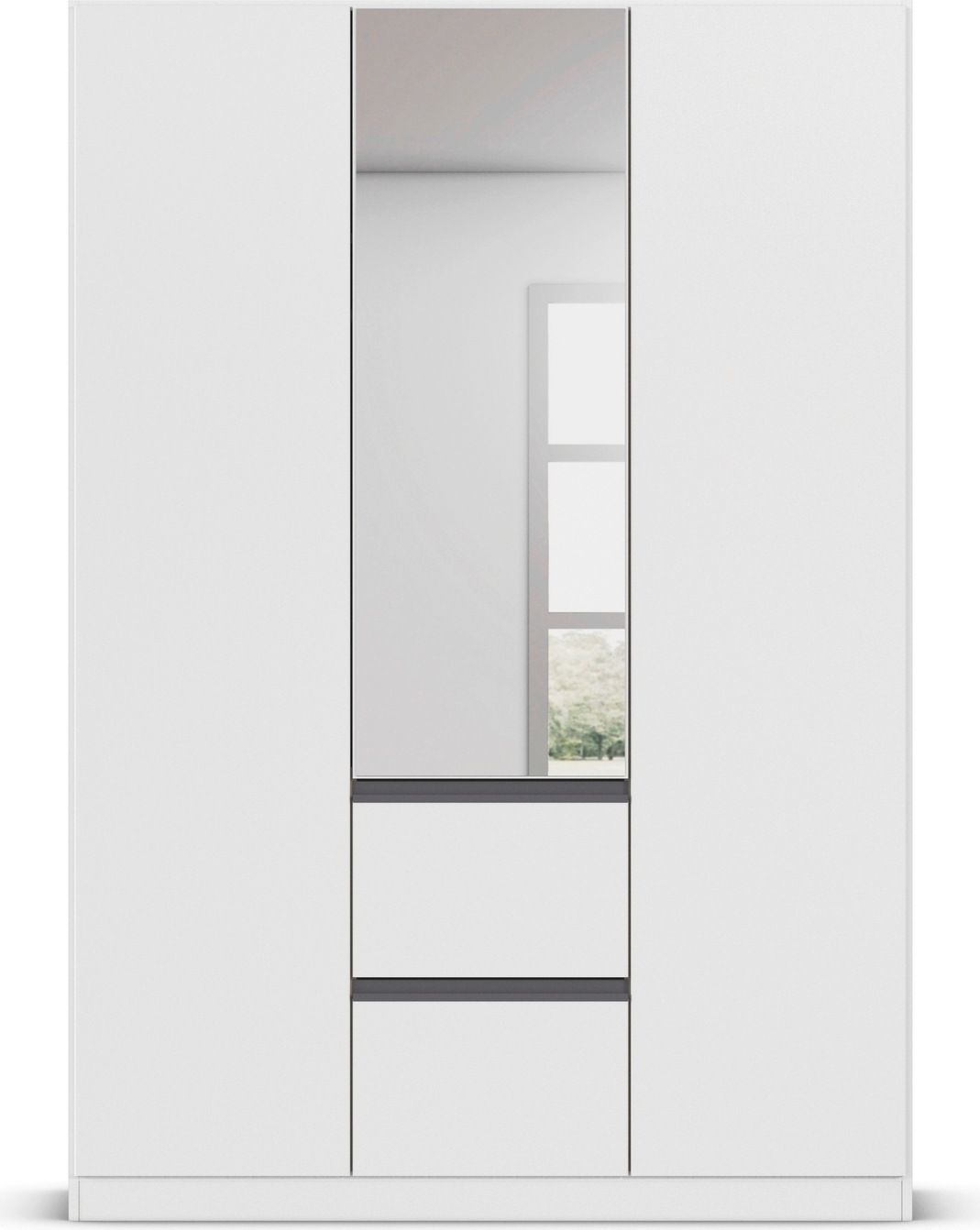 rauch Drehtürenschrank »Kleiderschrank Schrank Garderobe Wäscheschrank BRISTOL in 2 Breiten«, grifflose Front mit Push-to-Open Funktion in 2 Breiten MADE IN GERMANY
