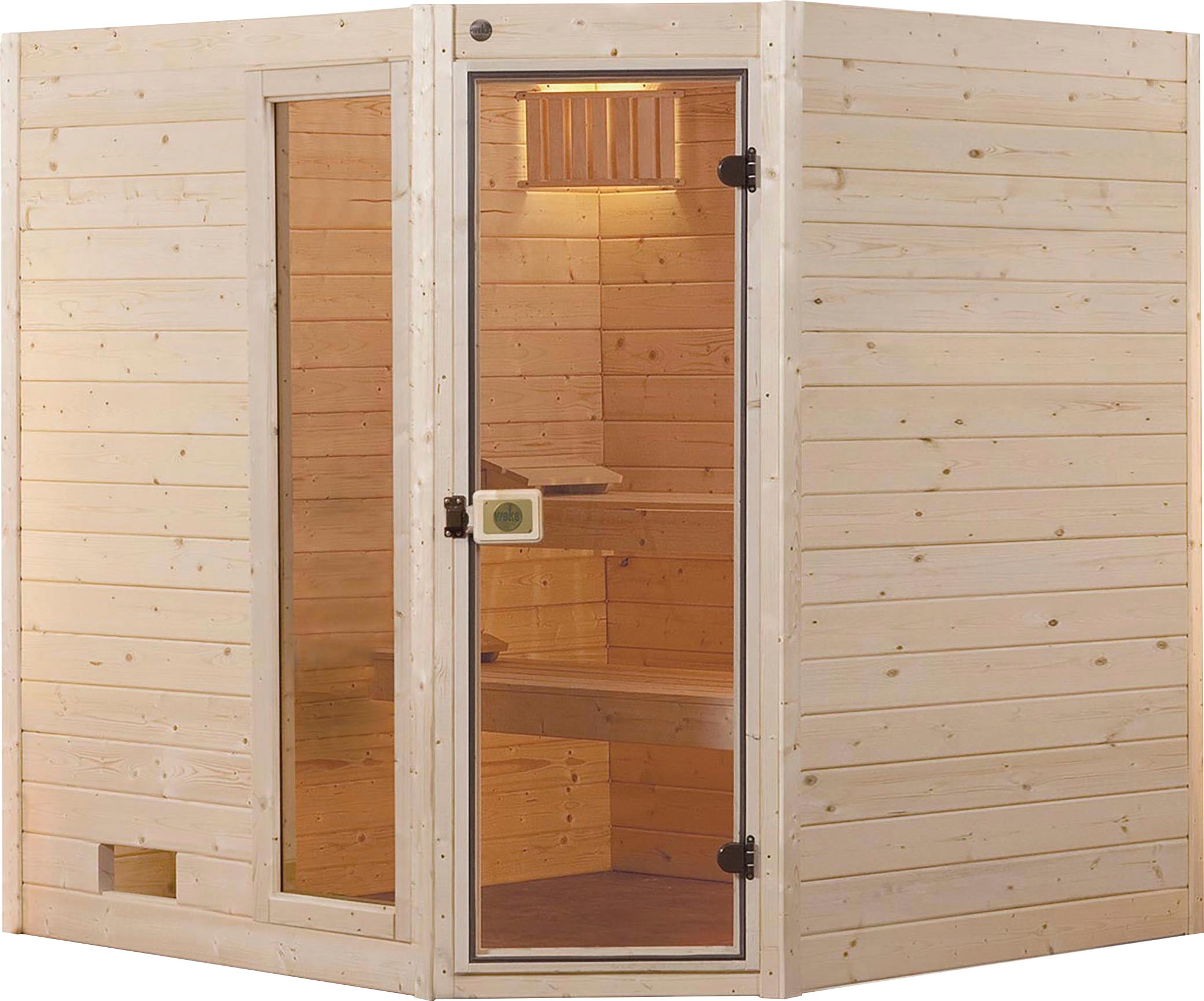 weka Sauna »Valida«, 7,5 kW-Ofen mit digitaler Steuerung