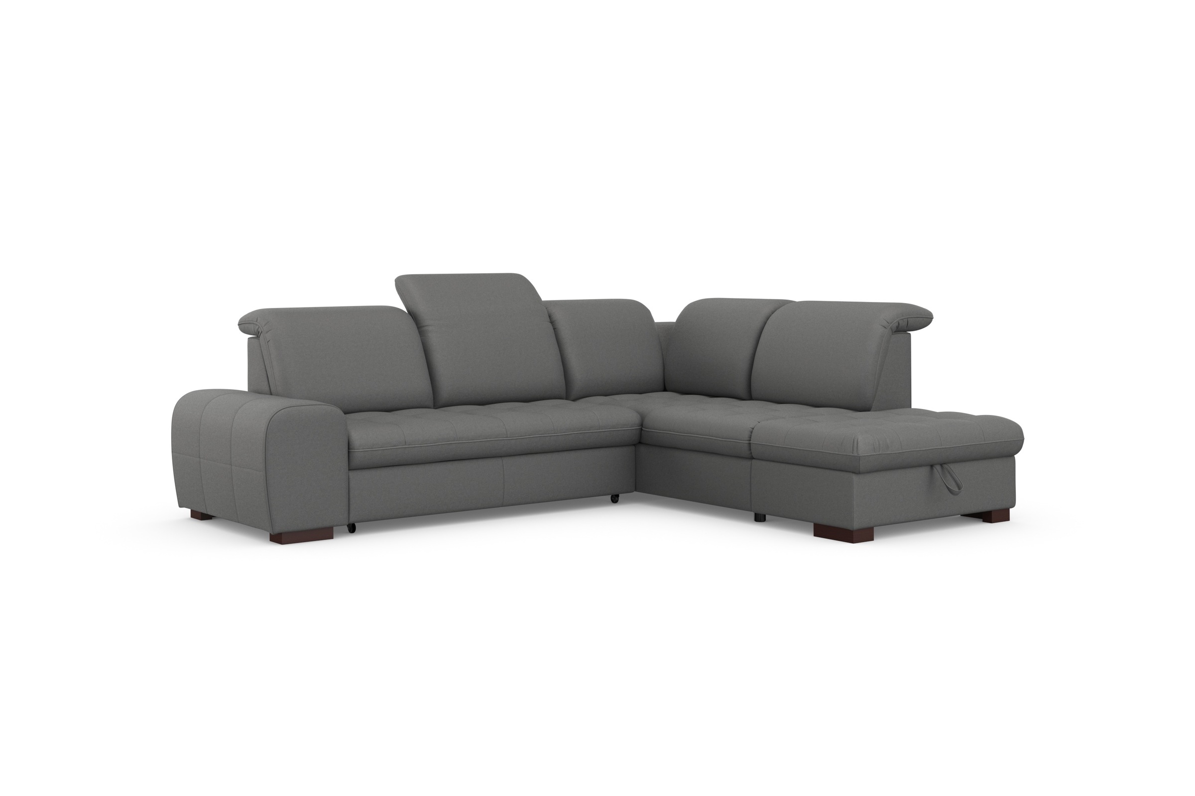 sit&more Ecksofa »Luxor L-Form«, wahlweise mit Bettfunktion, Stauraum und Kopfteilverstellung