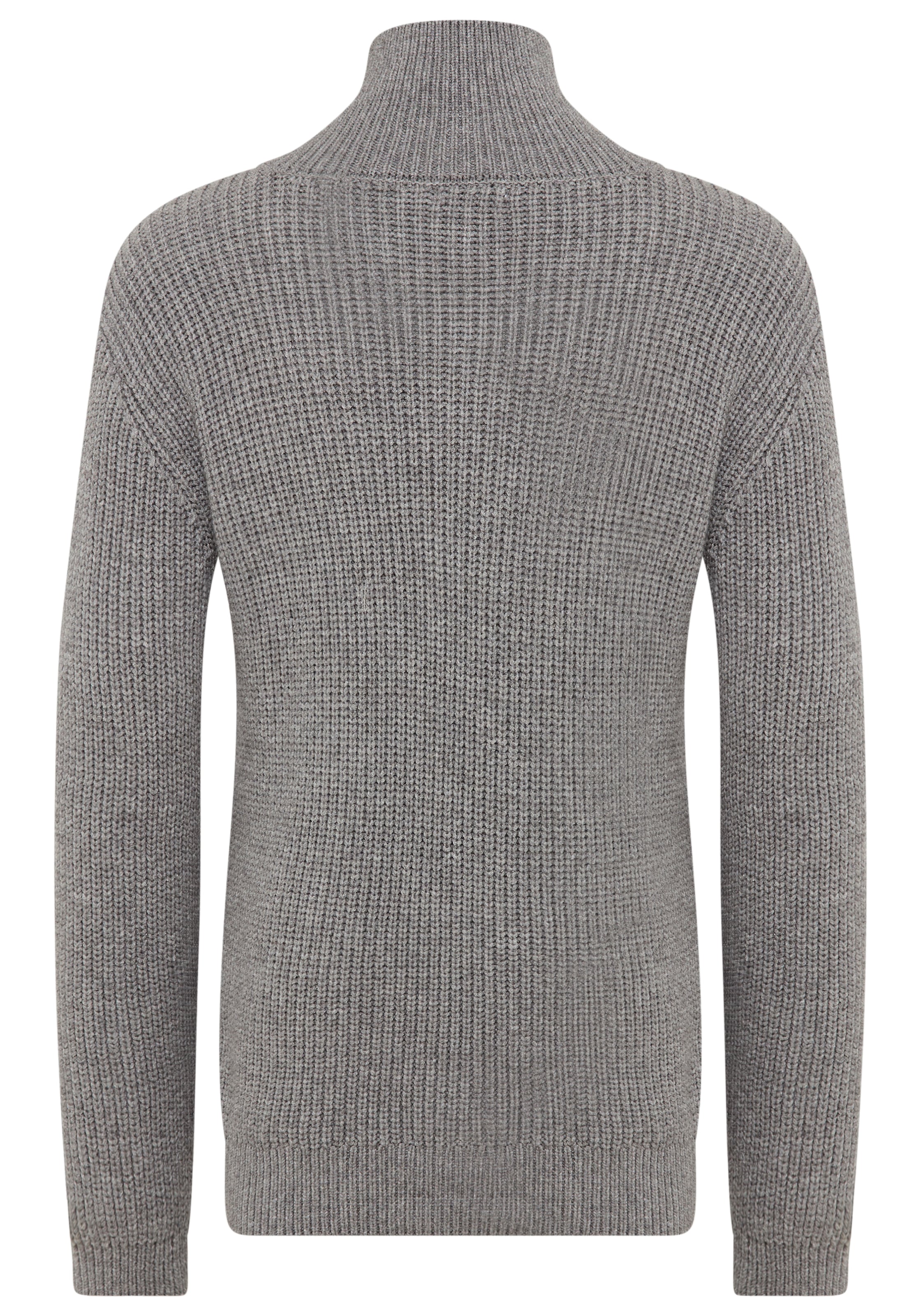 KangaROOS Strickpullover »Troyer, Pullover mit Zipper«, Troyer, warmer Pullover