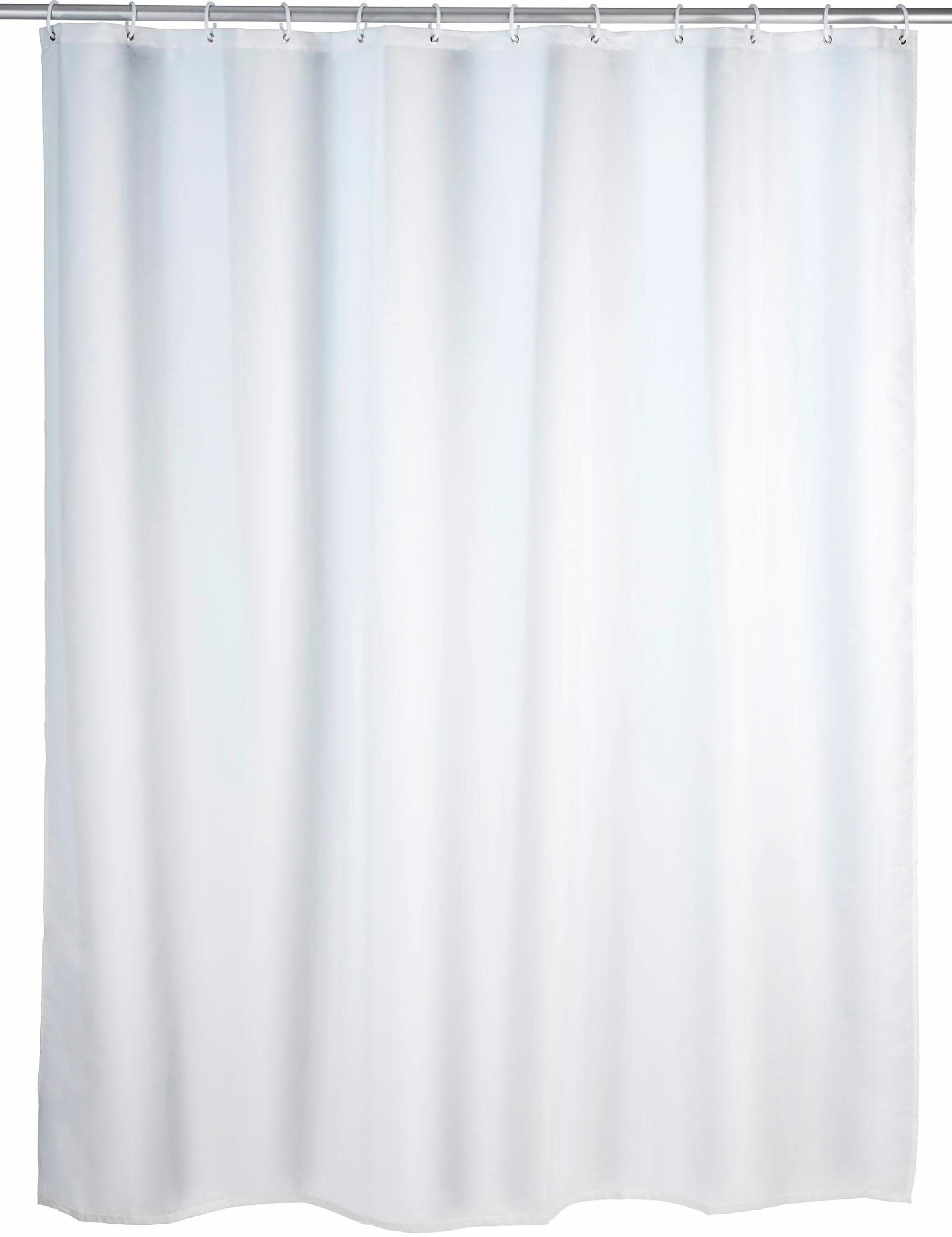 Duschvorhang »Uni White«, Höhe 200 cm, Polyester, waschbar