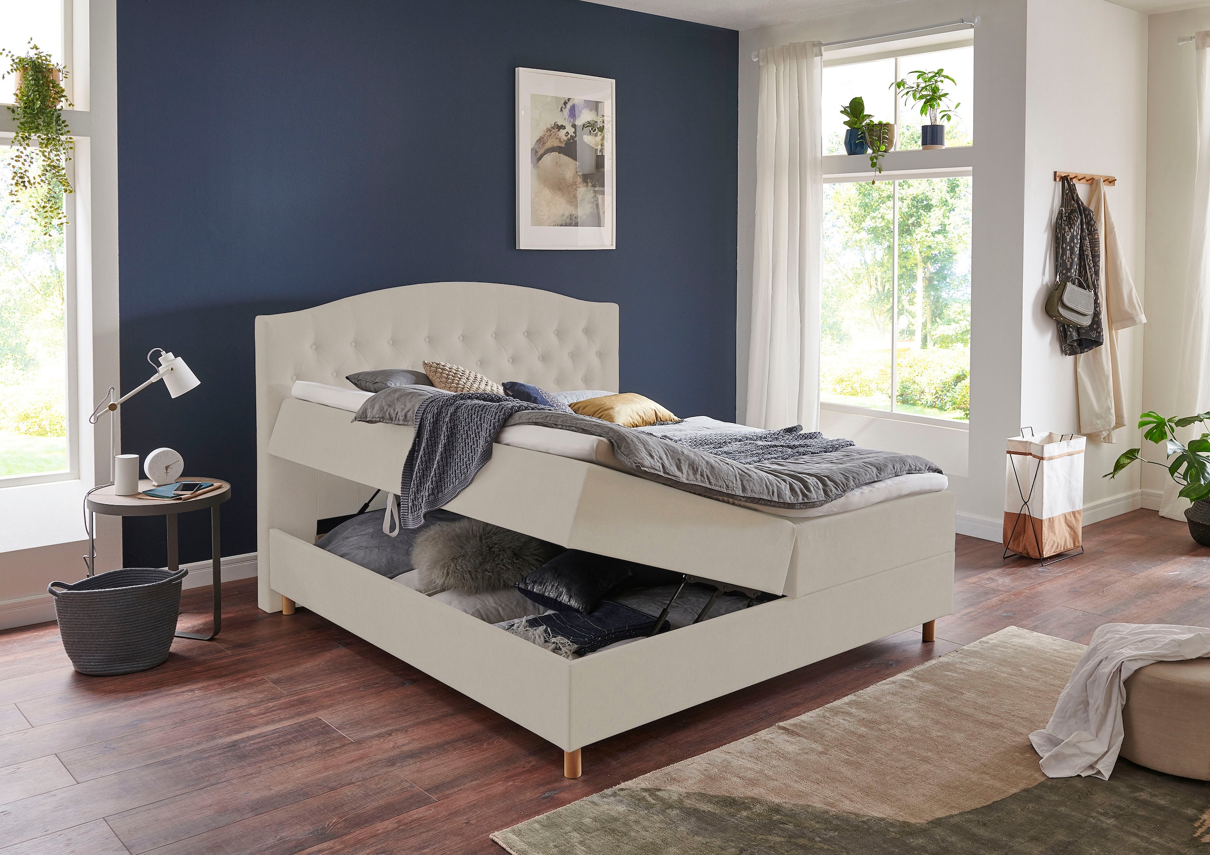 Home affaire Boxbett "Piemont", mit Bettkasten und Topper günstig online kaufen