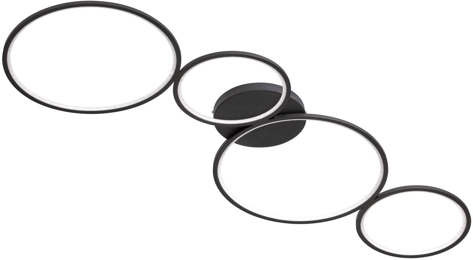 TRIO Leuchten LED Deckenleuchte »Rondo«, 4 flammig, Leuchtmittel LED-Board günstig online kaufen