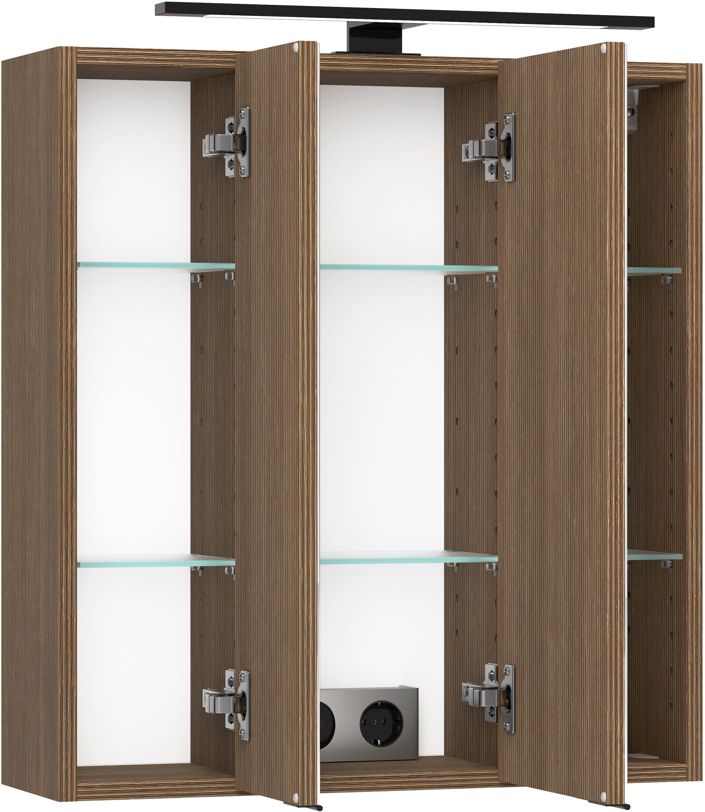 welltime Badmöbel-Set »Welltime, York Unterbecken-Set 2teilig, 60 cm, 2-türig«