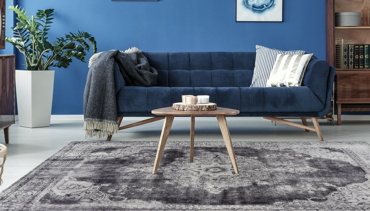 calo-deluxe Teppich »Layata 8030«, rechteckig, 9 mm Höhe, Kurzflor, Wohnzim günstig online kaufen