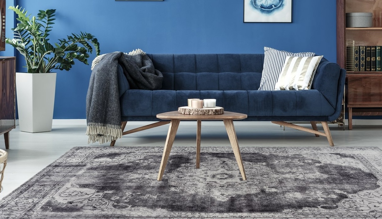 my home Teppich »Rayan«, rechteckig, 9 mm Höhe, Orient-Design, Vintage, Kur günstig online kaufen