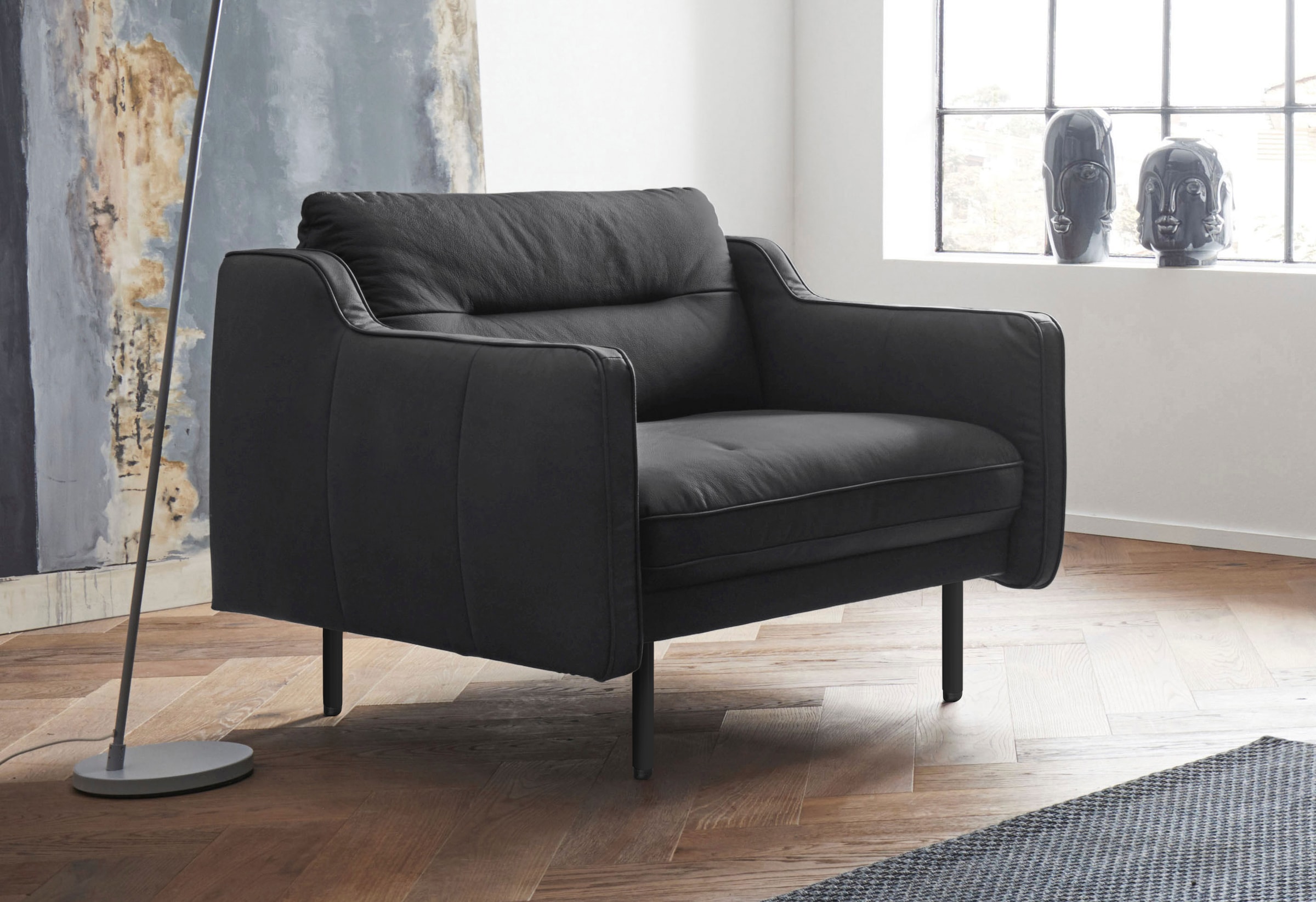 Home affaire Sessel »Nordfyn« edles Design in 3 Bezugsqualitäten, Design by günstig online kaufen