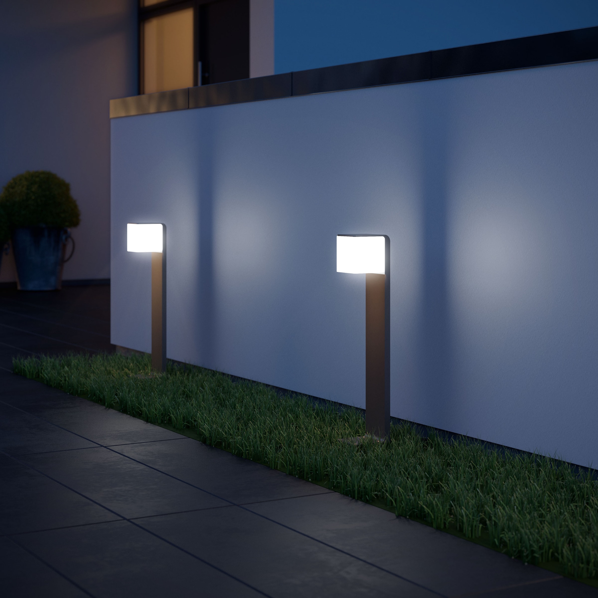 steinel LED Außen-Stehlampe »GL 80 Bewegungsmelder, Smart auf Raten Home,Bluetooth,Weg-Pollerleuchte SC SI«, 160° bestellen