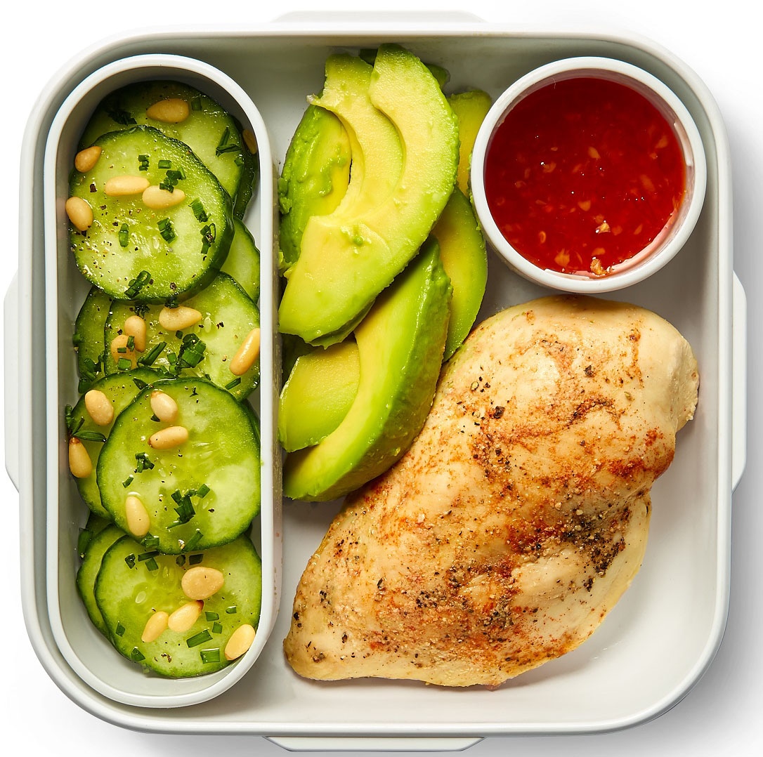 black+blum Lunchbox, (1 tlg.), inklusive Innenbehälter und Saucenbecher, 1000 ml