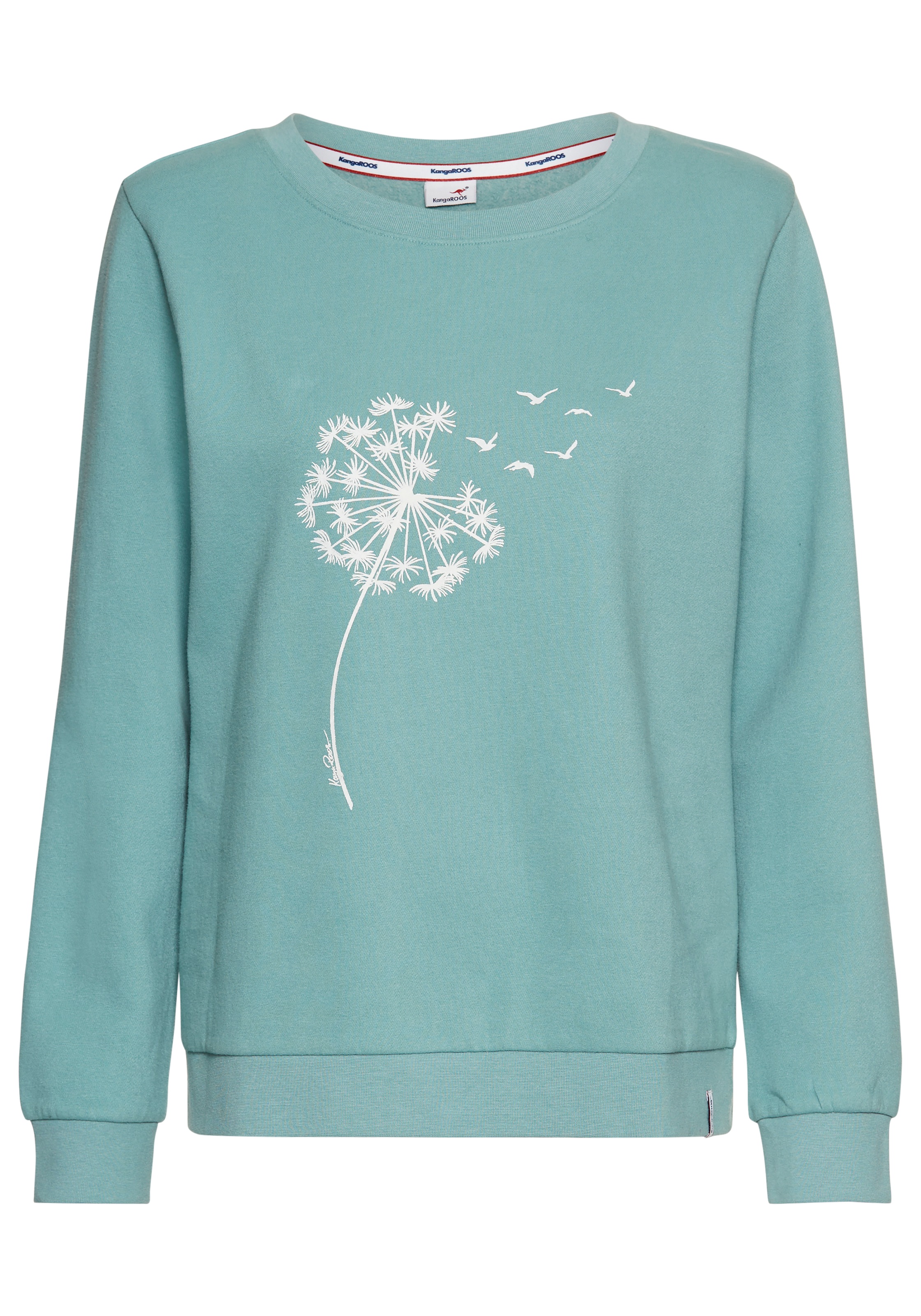KangaROOS Sweatshirt, mit Pusteblume
