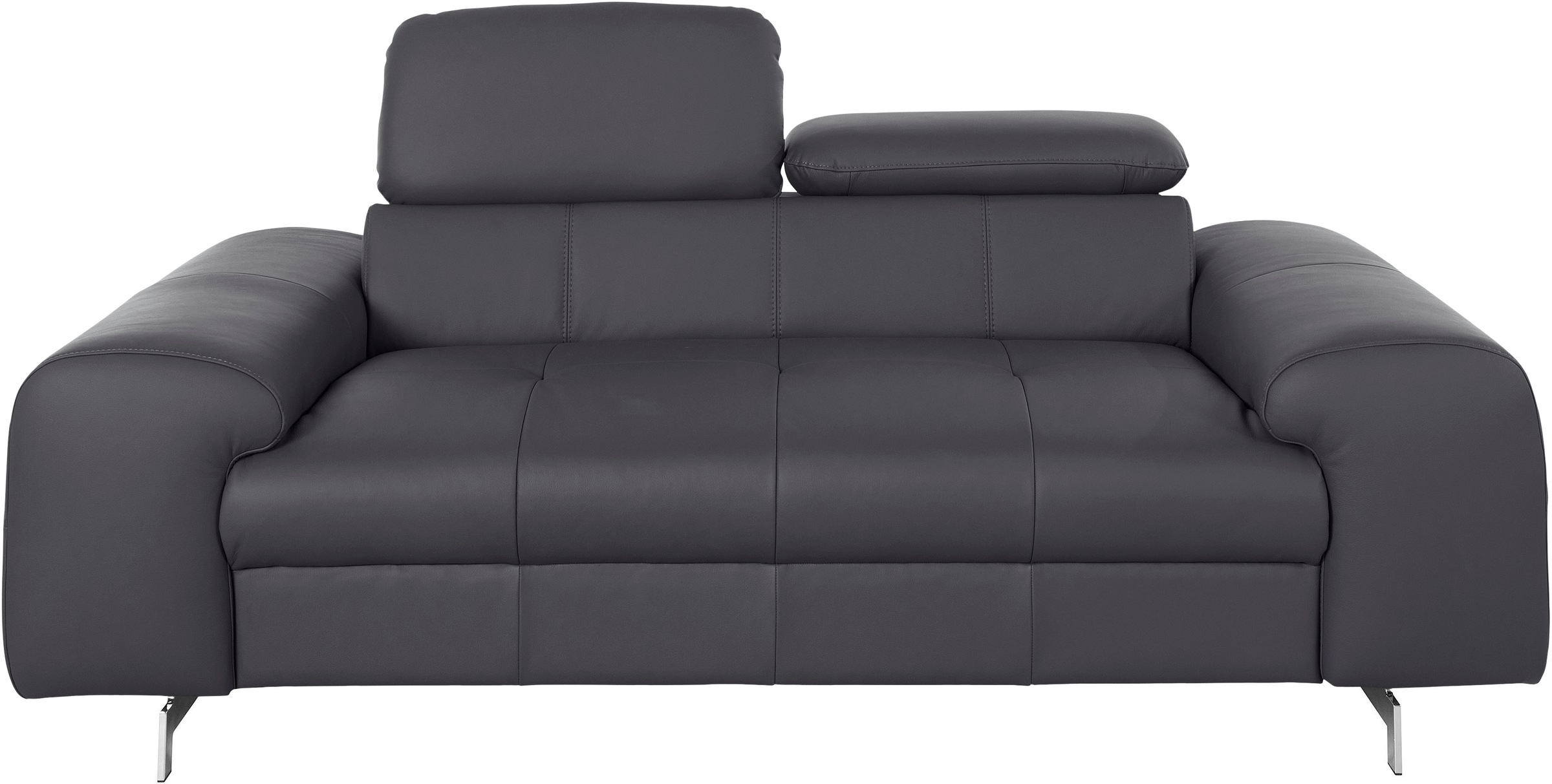 COTTA 2-Sitzer »Chef« Big-Sofa mit Kopfteilverstellung, edle Metallkufen günstig online kaufen