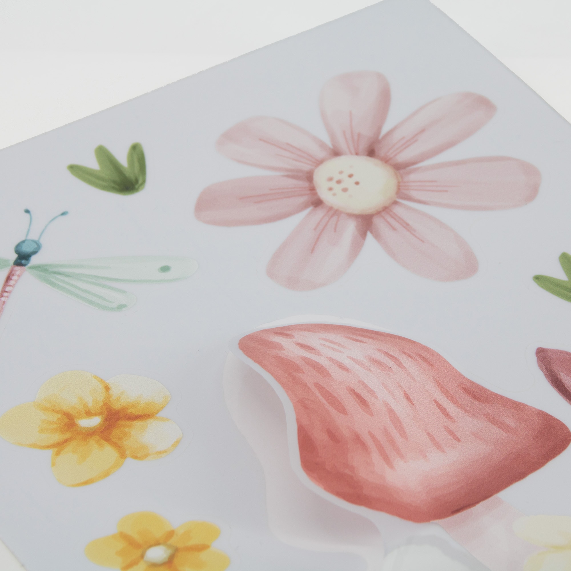 LITTLE DUTCH Wandtattoo »Wandsticker Set Fairy Garden A4 (3x St.)«, (Set, 3 St.), 3x A4-Format