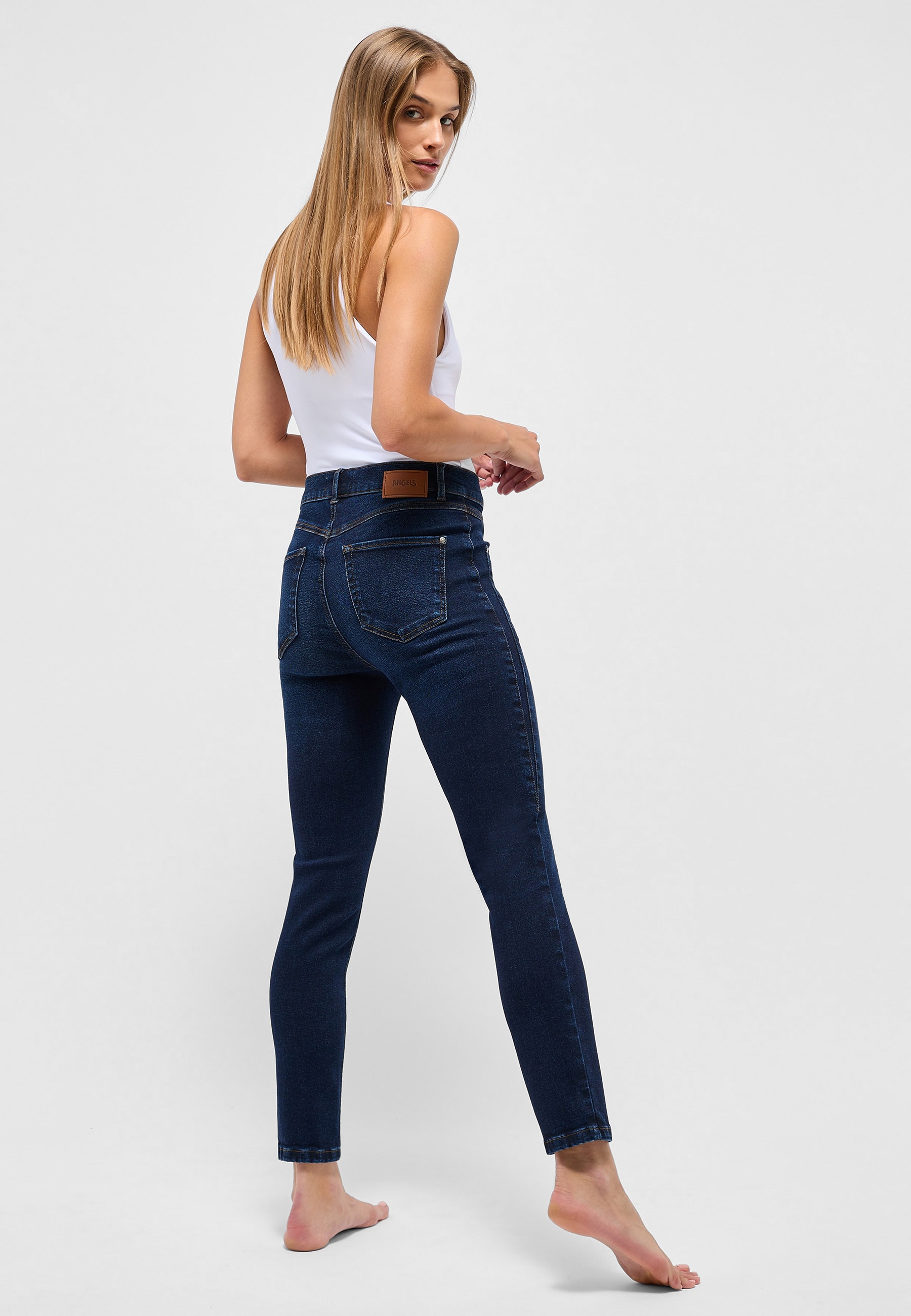 ANGELS 7/8-Jeans »ORNELLA«, mit Used-Waschung