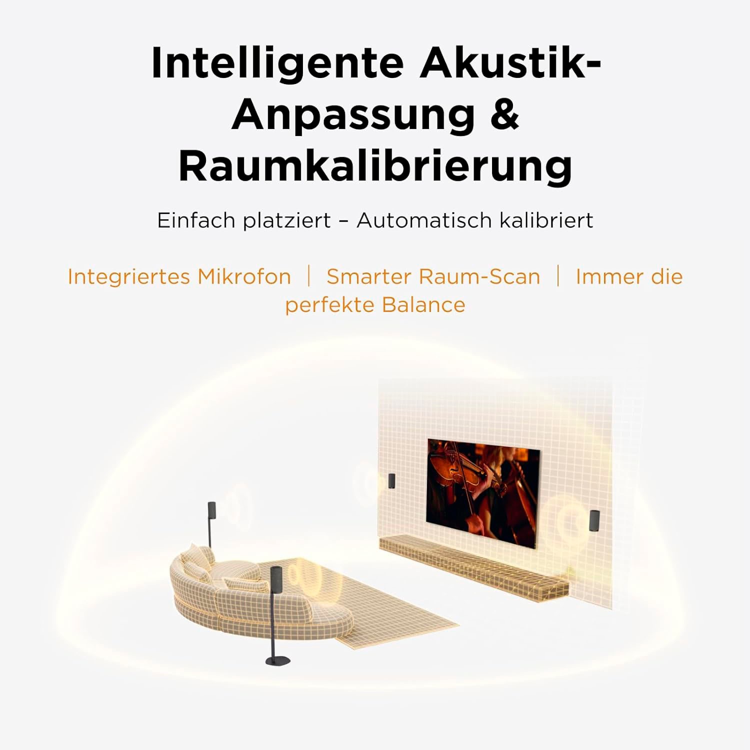 TCL Bluetooth-Lautsprecher »Z100« 1.1.1 (Bluetooth | WLAN Kabelloser Surround | Kabelose TV-Verbindung | Lautstärkeregelung )