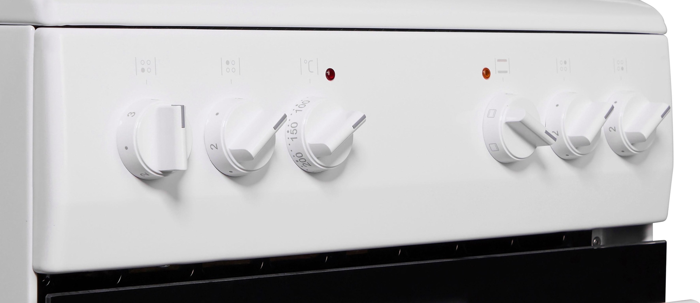 Amica Platten-Standherd »SHE 11511-1 W«, SteamClean