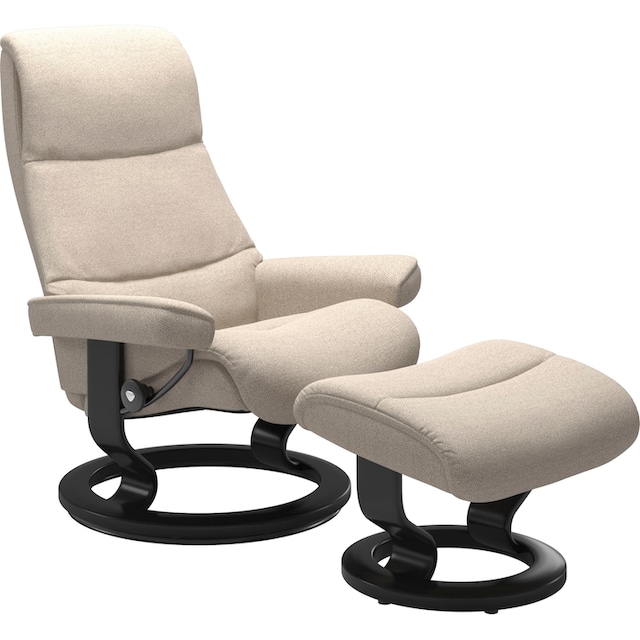 Stressless® Relaxsessel »View«, (Set, Relaxsessel mit Hocker), mit Classic  Base, Größe L,Gestell Schwarz auf Raten kaufen