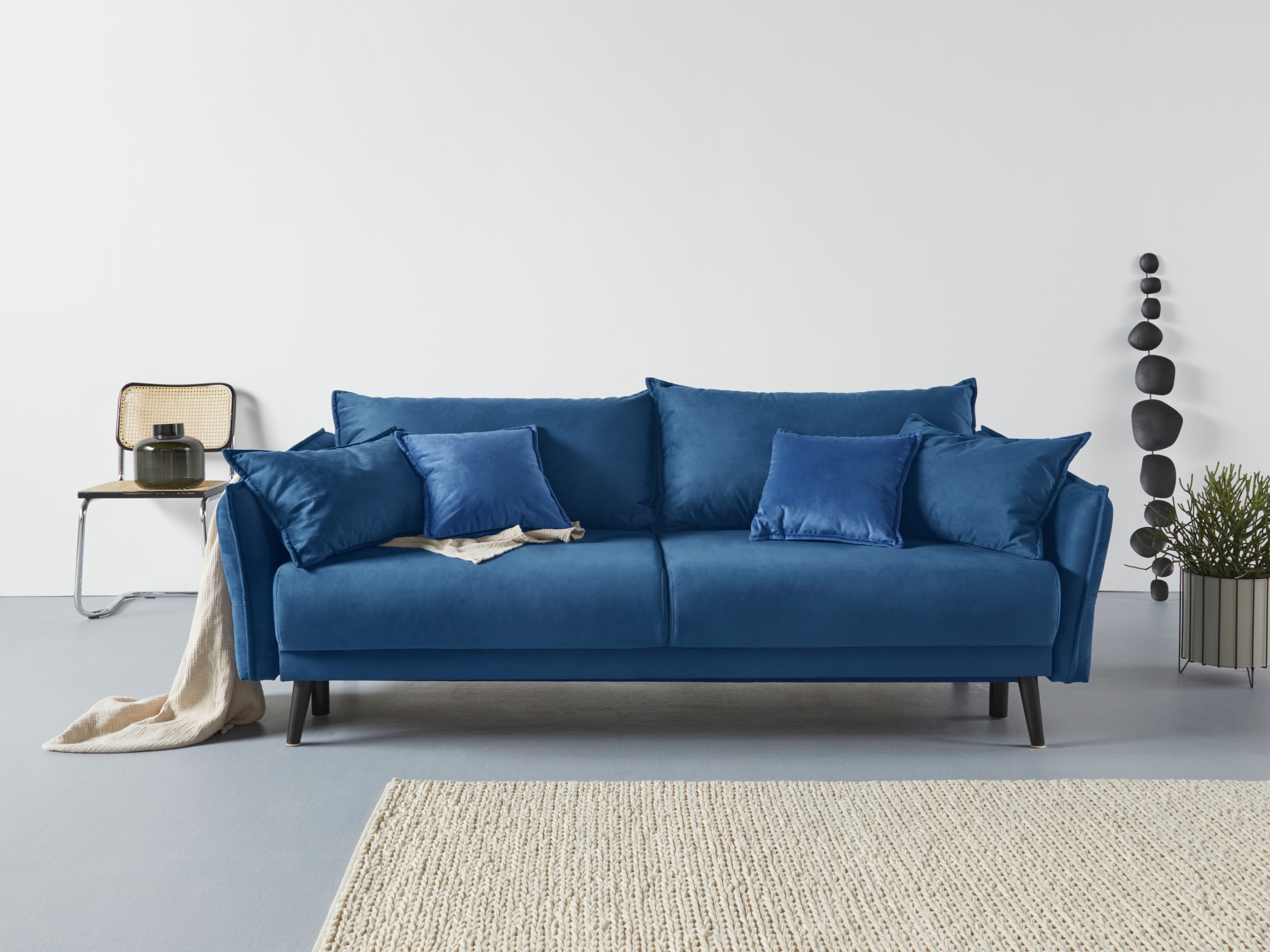 COLLECTION AB Schlafsofa »Asra« incl. Bettfunktion und Bettkasten, Seitenta günstig online kaufen