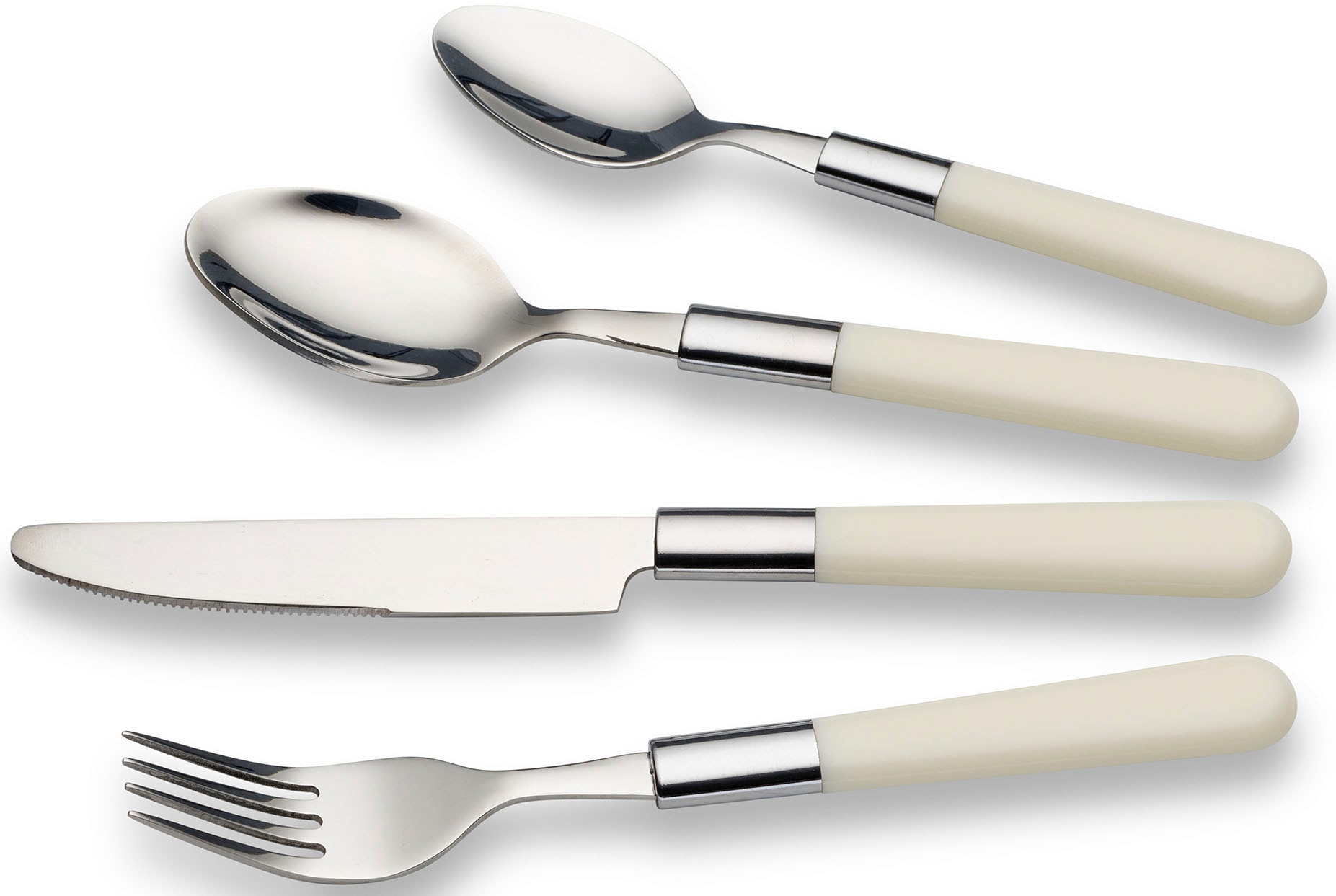 ECHTWERK Besteck-Set »Bistro Besteck Set, Campingbesteck«, (Set, 16 tlg.), Picknickbesteck