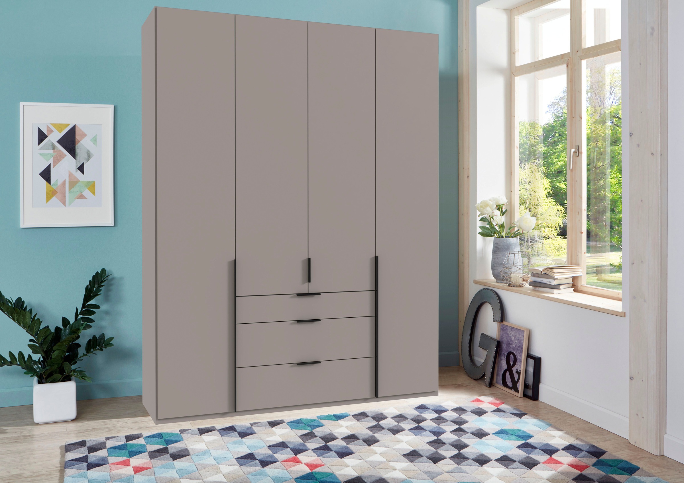 Wimex Drehtürenschrank »Mugano, 135 oder 180cm breit, 208 oder 236cm hoch, günstig online kaufen
