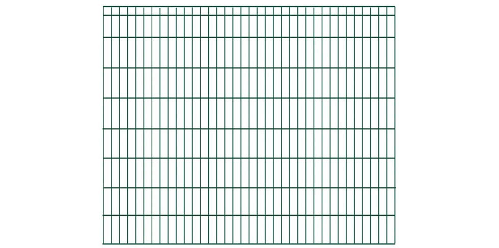 KRAUS Doppelstabmattenzaun »Dino-Pro DS-60x40«, grün, 160 cm hoch, 2 m Verlängerungsmatte, 1 Pfosten