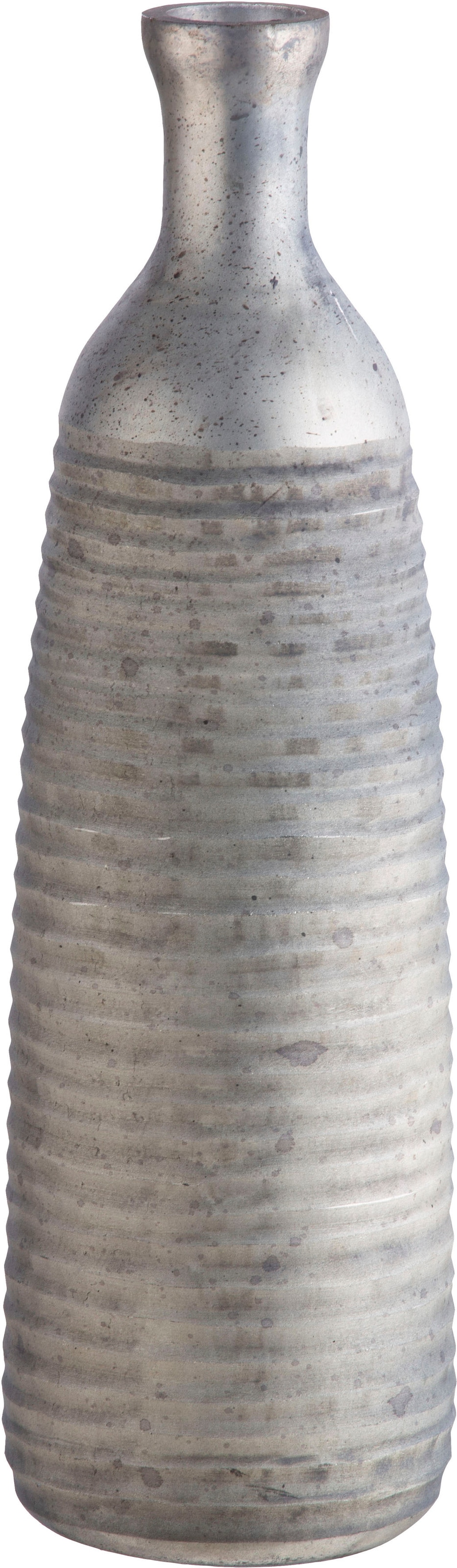 GILDE Tischvase »Einstielvase Champs mit Rillenstruktur, Höhe ca. 37 cm«, (1  St.), dekorative Vase aus Glas, Blumenvase, Flaschenvase online kaufen