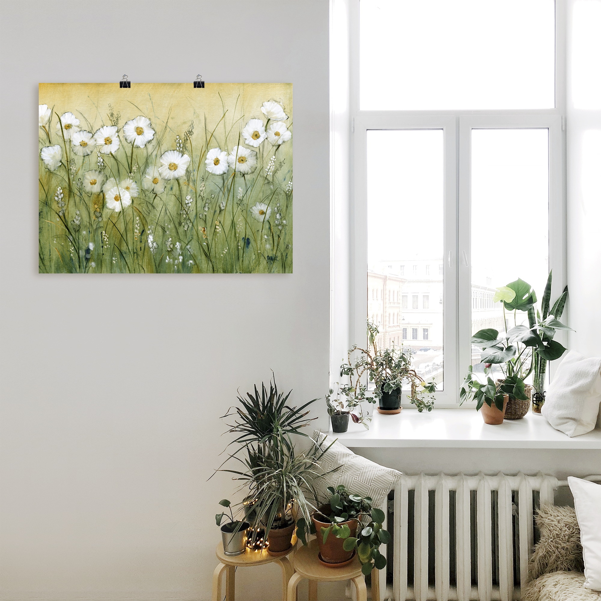 Artland Wandbild »Gänseblümchenfrühling II«, Blumen, (1 St.), als Alubild, günstig online kaufen