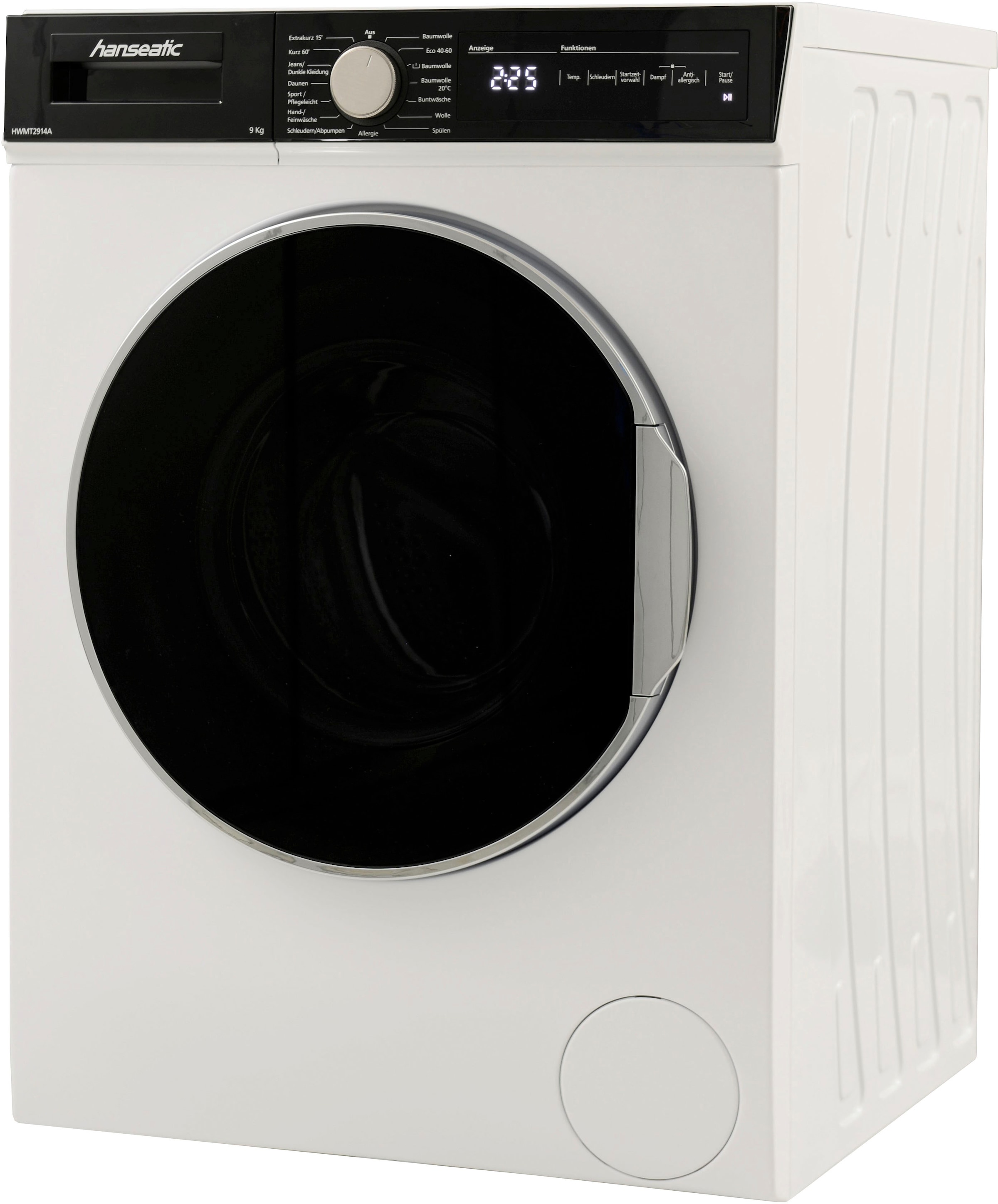 Hanseatic Waschmaschine »HWMT2914A«, 9 kg, 1400 U/min