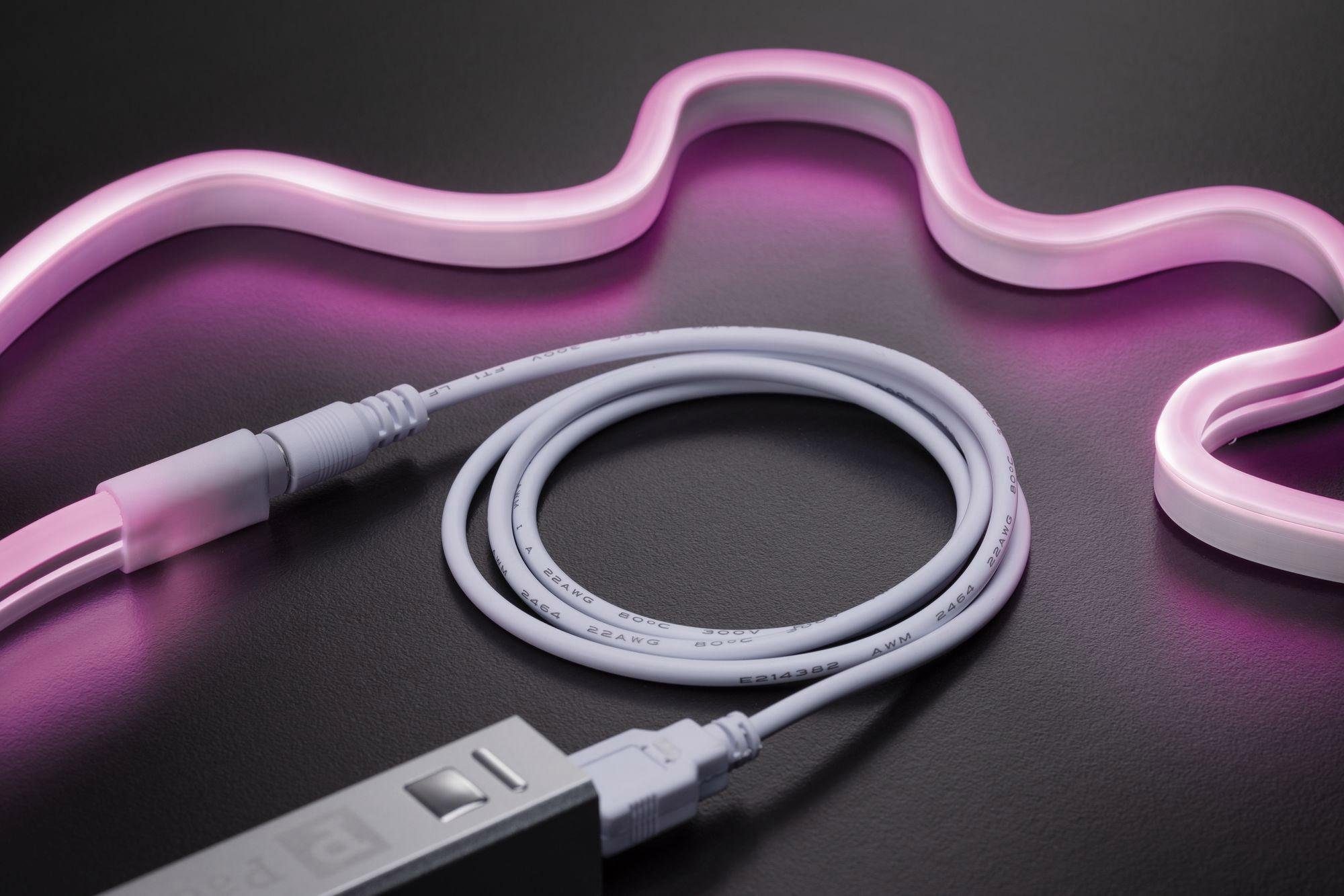 Paulmann LED-Streifen »Neon PC pink, 5V, Colorflex 4x5W Strip«, orange, mixed blau, box: 4x1m %Sale jetzt USB im grün, Gaming