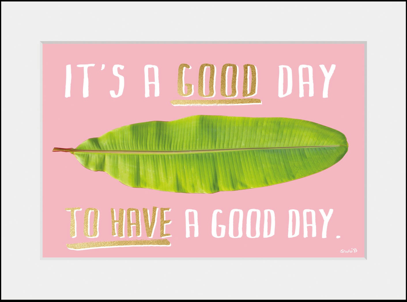 queence Bild »GOOD DAY«, Blätter, (1 St.) günstig online kaufen