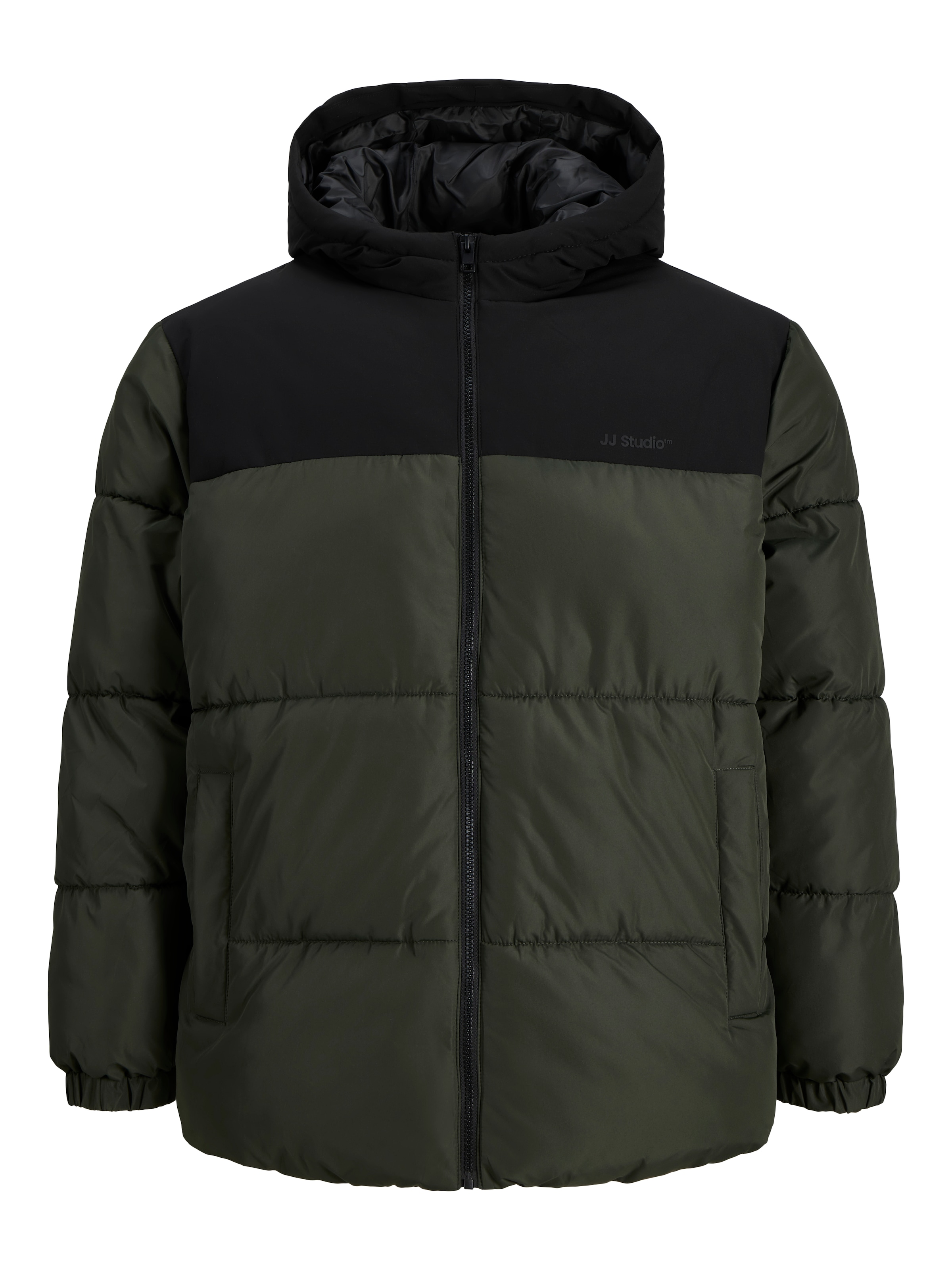 Jack & Jones PlusSize Steppjacke »JJRAZE PUFFER HOOD PLS« mit Kapuze Kunstfaser, regular fit