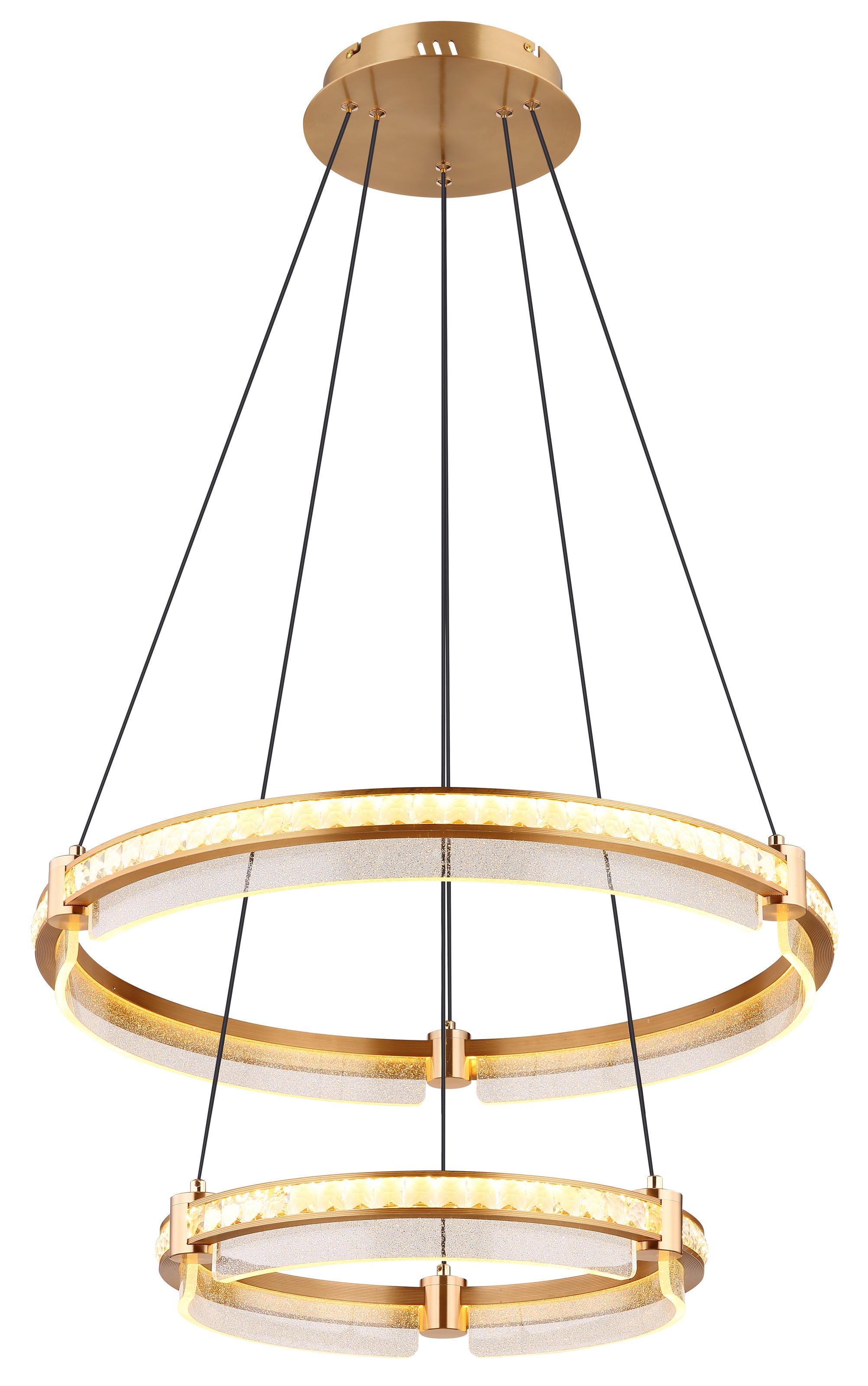 GLOBO LIGHTING LED Pendelleuchte »BLONDIE«, Leuchtmittel LED-Modul | LED fest integriert, Hängelampe/Hängeleuchte/Wohnzimmer/Esstisch/elegant