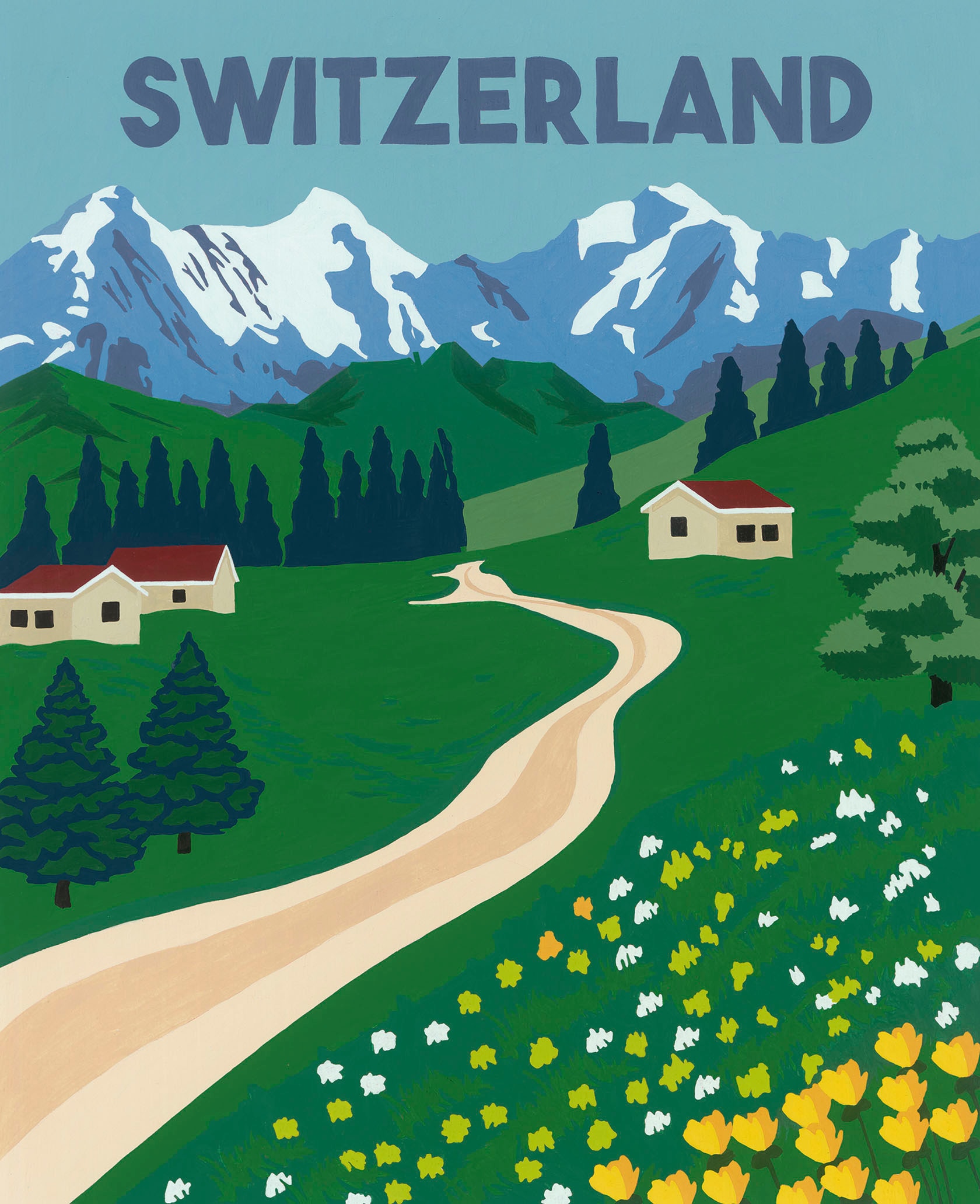 Ravensburger Malen nach Zahlen »CreArt, Jungfrau Region«, Made in Europe