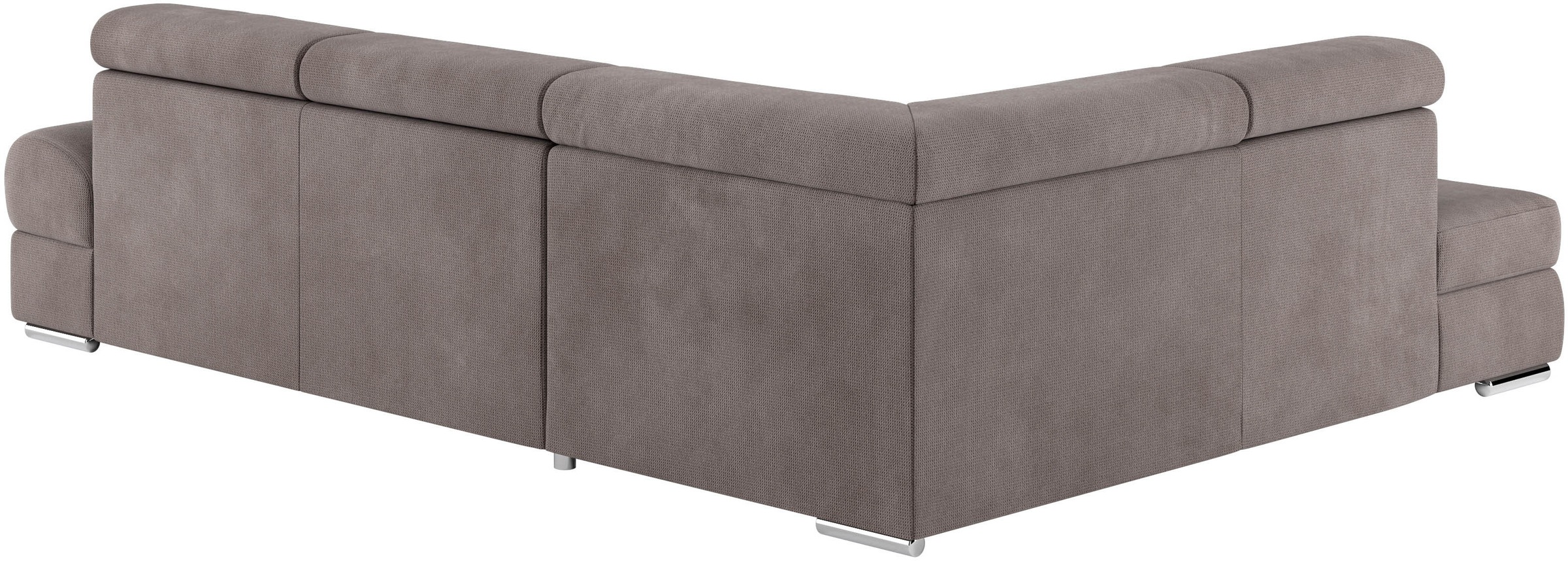 sit&more Ecksofa »Broadway L-Form«, mit verstellbaren Kopfteilen, wahlweise mit Bettfunktion
