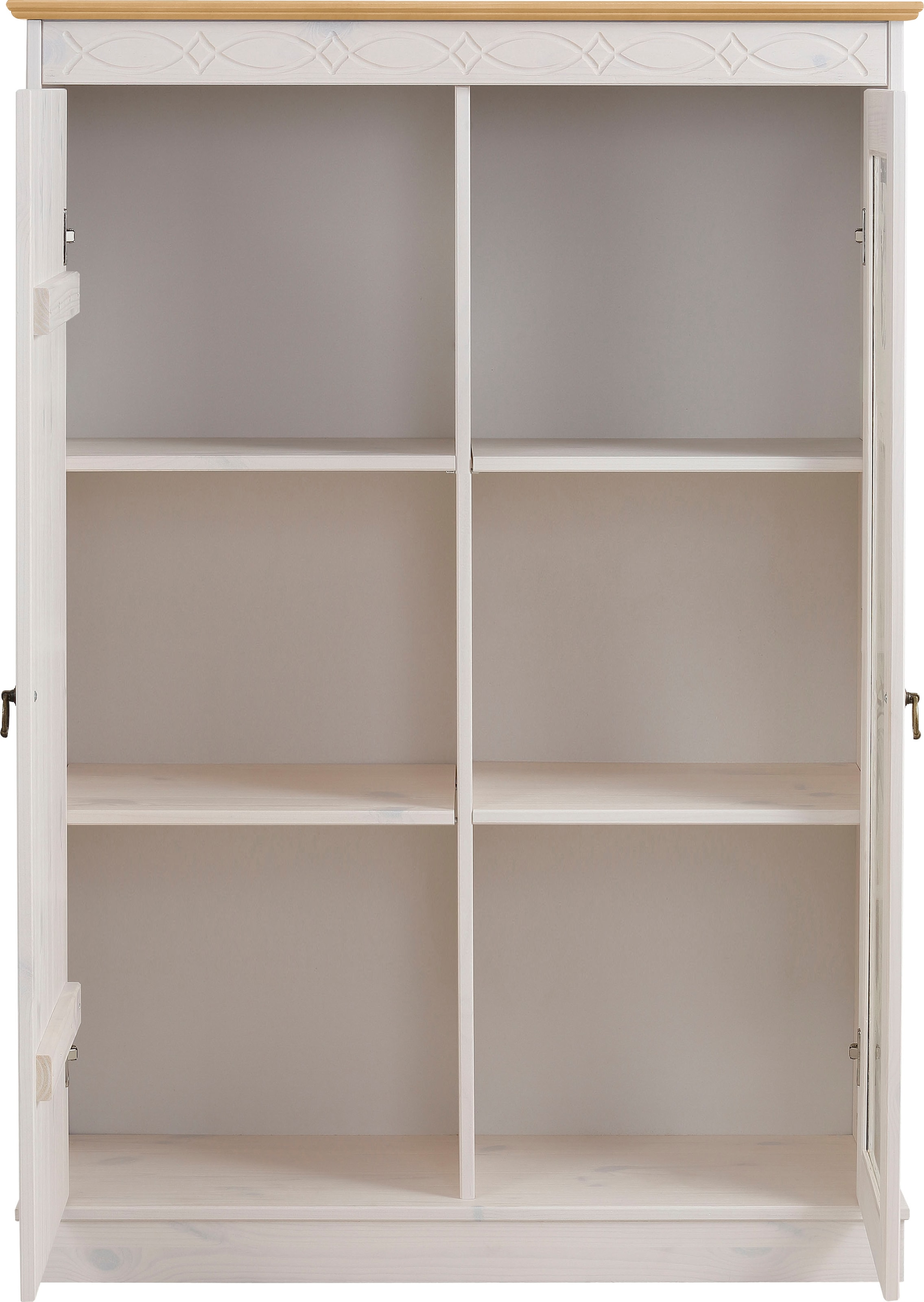 Home affaire Highboard »Indra«, Vitrine, Breite 86 cm