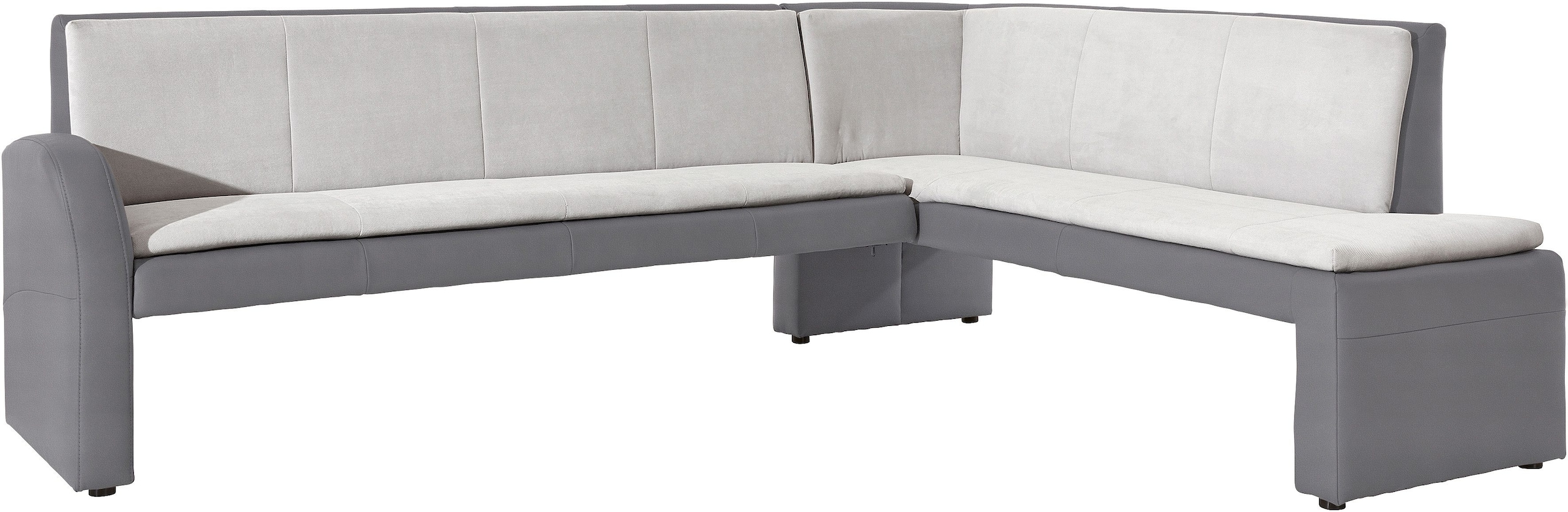 exxpo - sofa fashion Eckbank »Cortado, elegant und modern mit hohem Sitzkomfort«, hohe Bodenfreiheit, schöne Detailverarbeitung, wahlweise Lederbezug