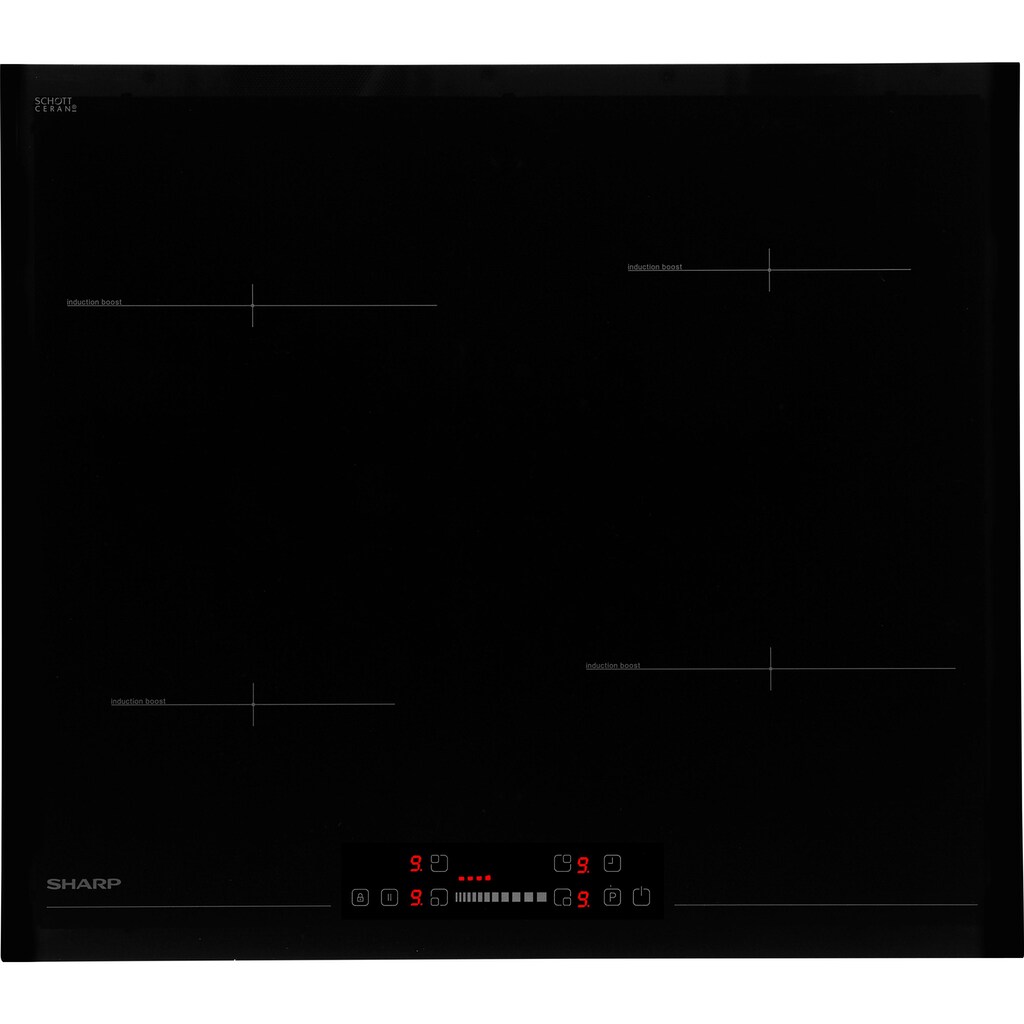 Sharp Induktions-Kochfeld von SCHOTT CERAN®, KH-6I19BS00-EU