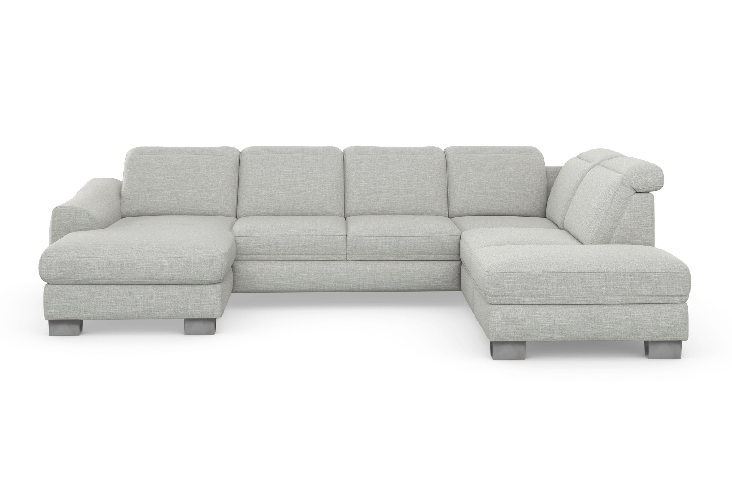sit&more Wohnlandschaft »Dundee U-Form«, mit Federkern und Edelstahlfüßen, günstig online kaufen