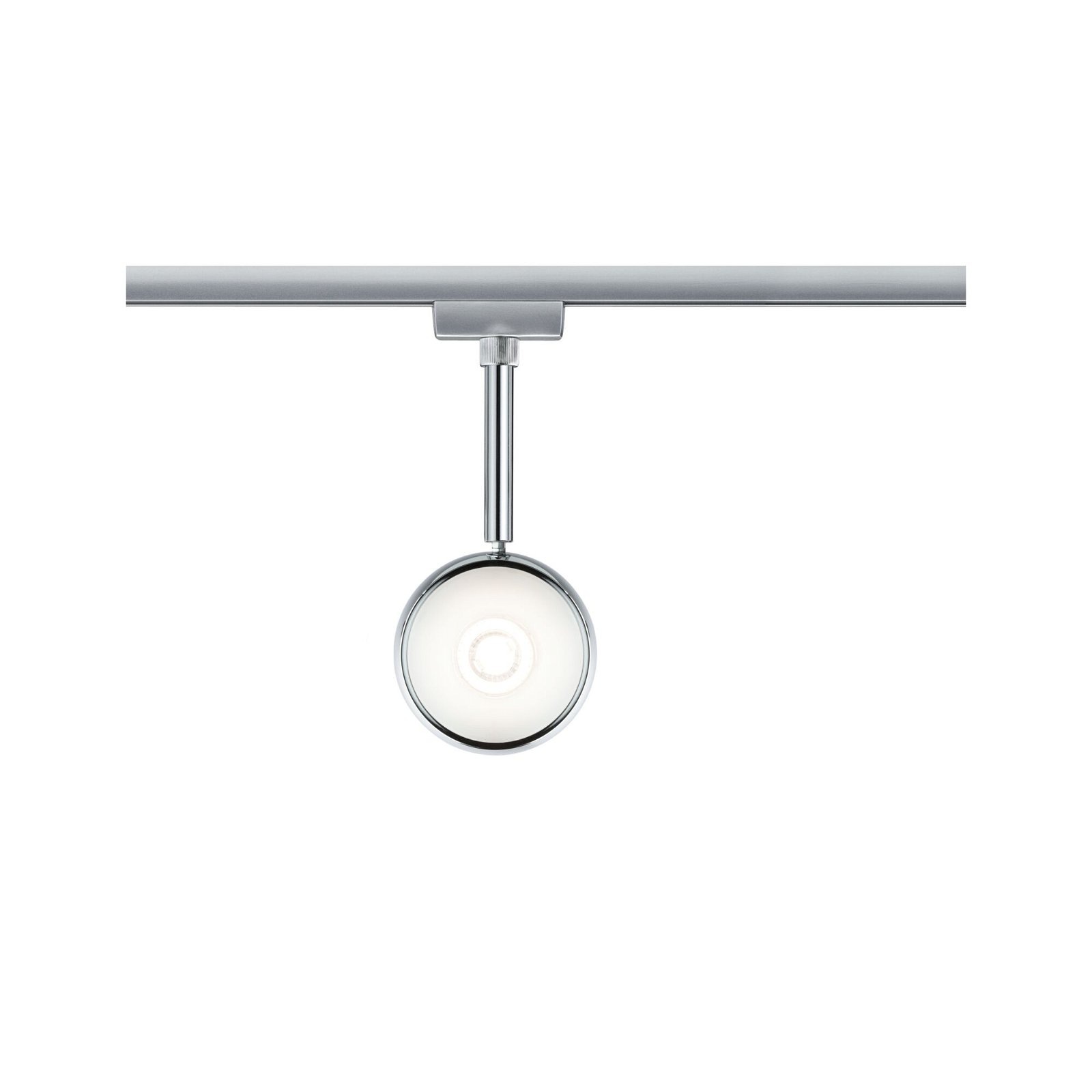 Paulmann Schienensystem-Leuchten »URail Schienenspot Capsule II 439lm 6,3W 2700K 230V Chrom matt, 6W«, dimmbar, Einzelspot