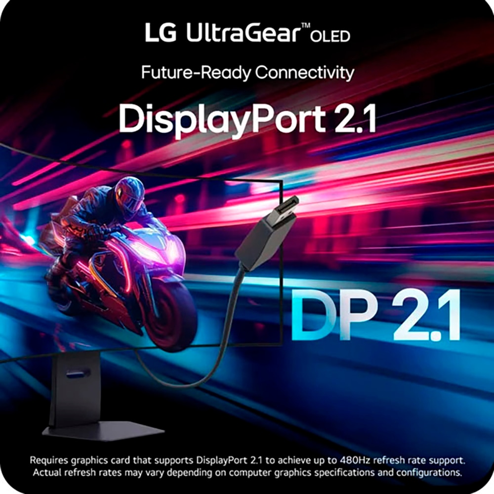 LG Curved-Gaming-OLED-Monitor »45GX950A«, 113 cm/45 Zoll, 5120 x 2160 px, 5K2K, 0,03 ms Reaktionszeit, 165 Hz
