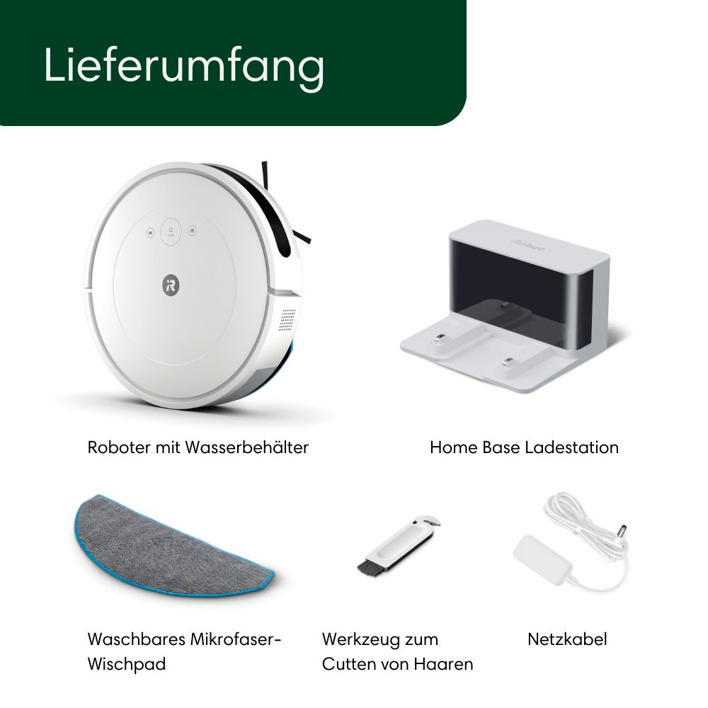 iRobot Nass-Trocken-Saugroboter »Roomba Combo Essential (Y011240)«, Saug-und Wischroboter