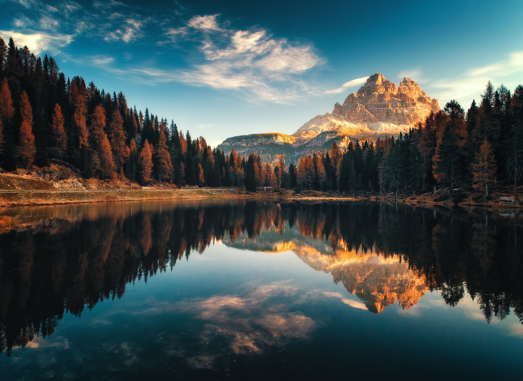 A.S. Création Vliestapete »Fototapete Bergsee Alpen Panorama Herbstlandscha günstig online kaufen