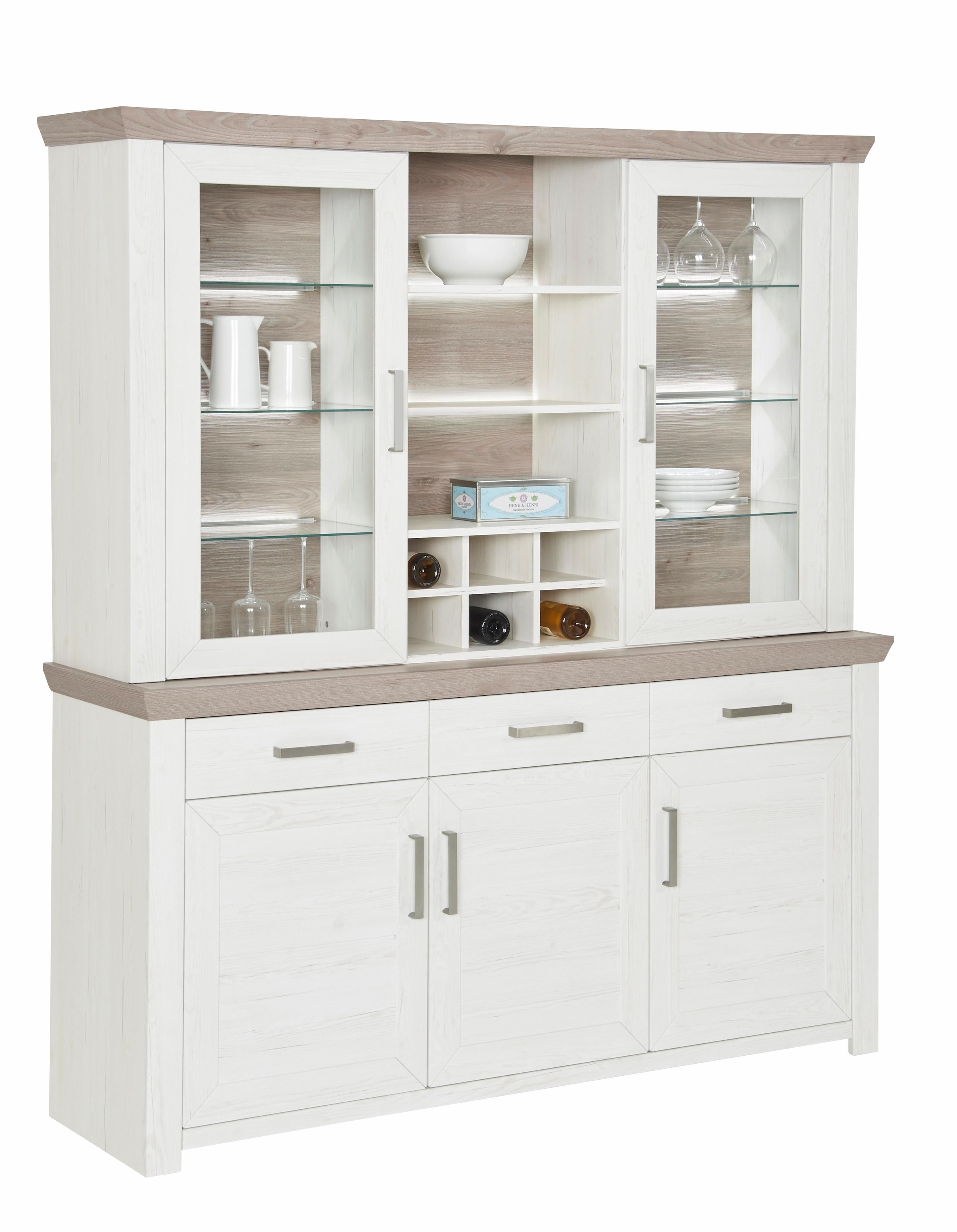 Buffetschrank bestellen set (Sideboard »york«, Aufsatzschrank) online by one und 2-teilig Musterring