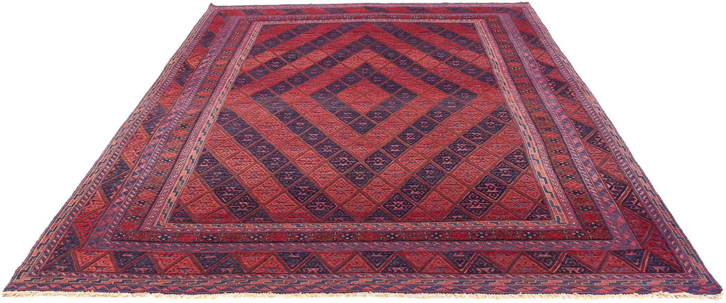 morgenland Wollteppich »Kelim - Oriental - 279 x 206 cm - dunkelrot«, recht günstig online kaufen