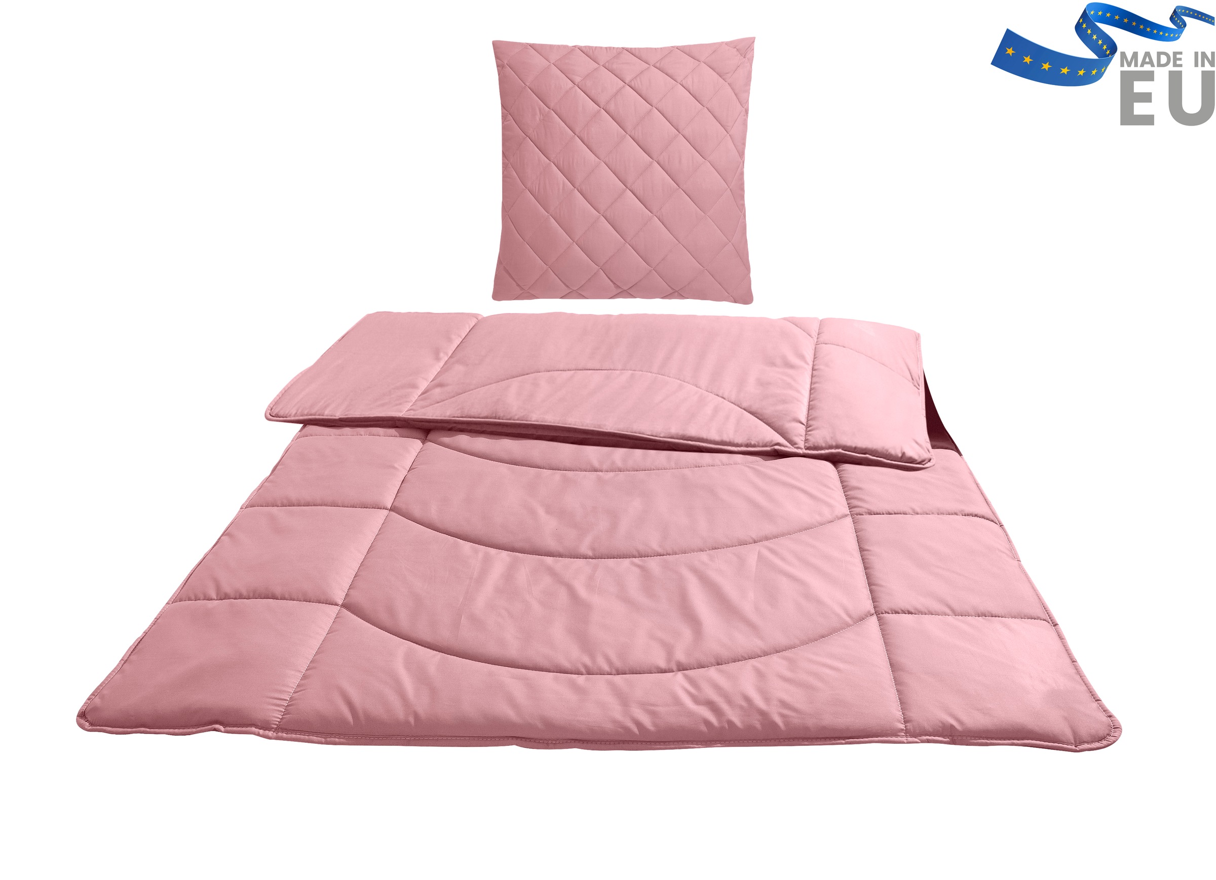 my home Steppbett + Kopfkissen »Microlux, Bettdecke 135x200 cm, 155x220 cm« günstig online kaufen