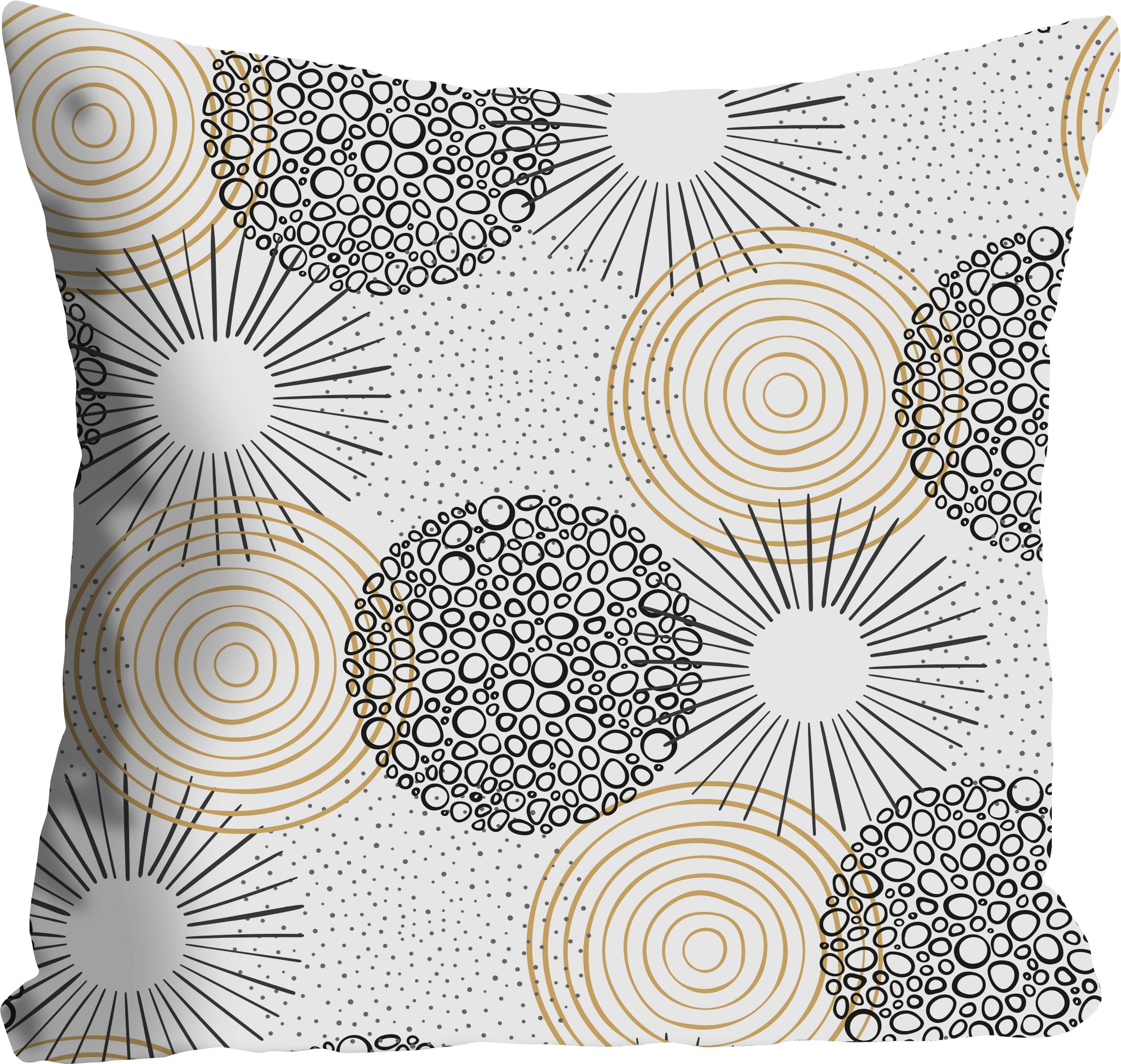 queence Dekokissen »Katja«, Kissenhülle,Formen,Muster,Weiß,Geometrisch,Mini günstig online kaufen