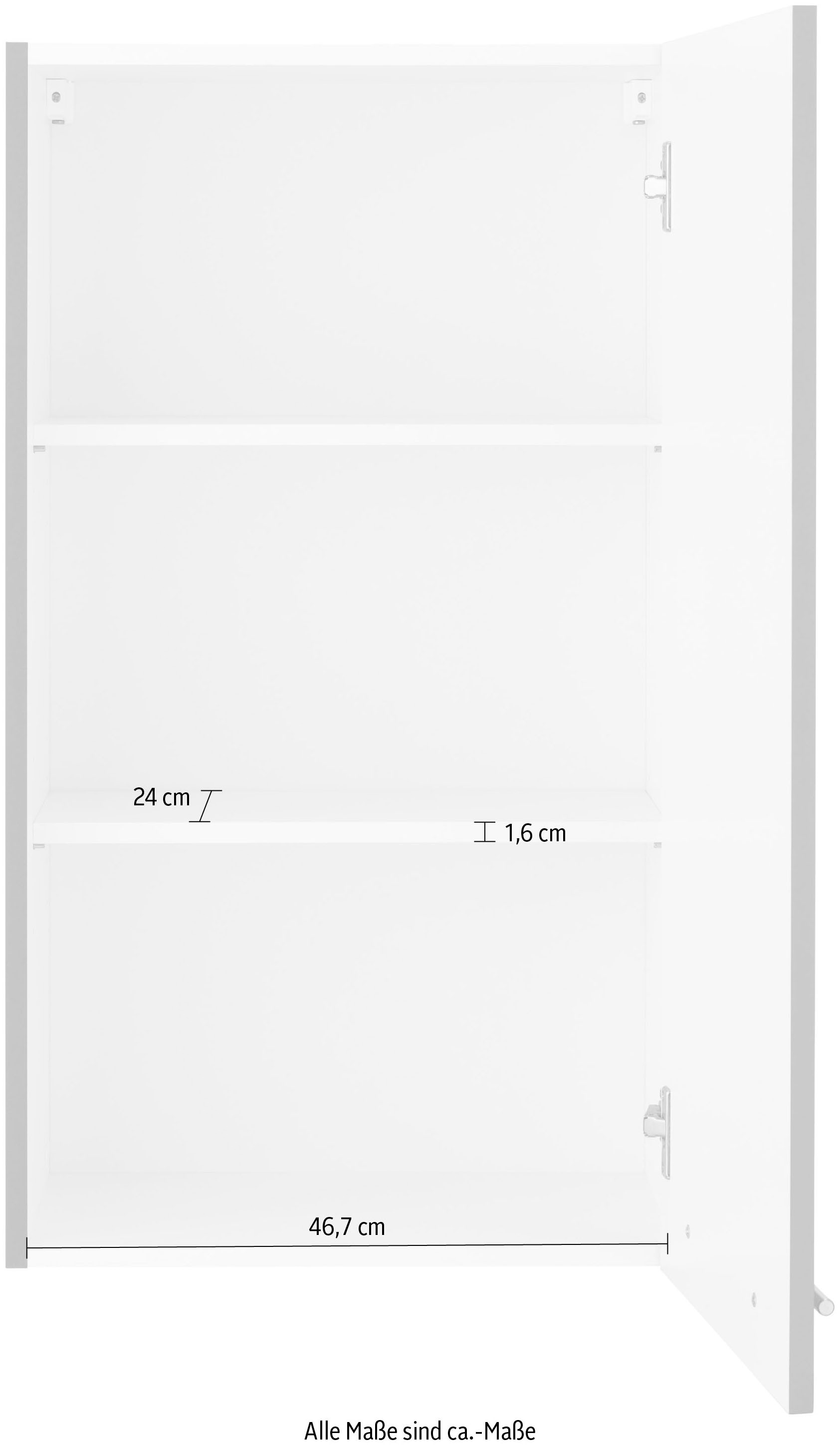 wiho Küchen Hängeschrank »Unna«, 50 cm breit, 90 cm hoch